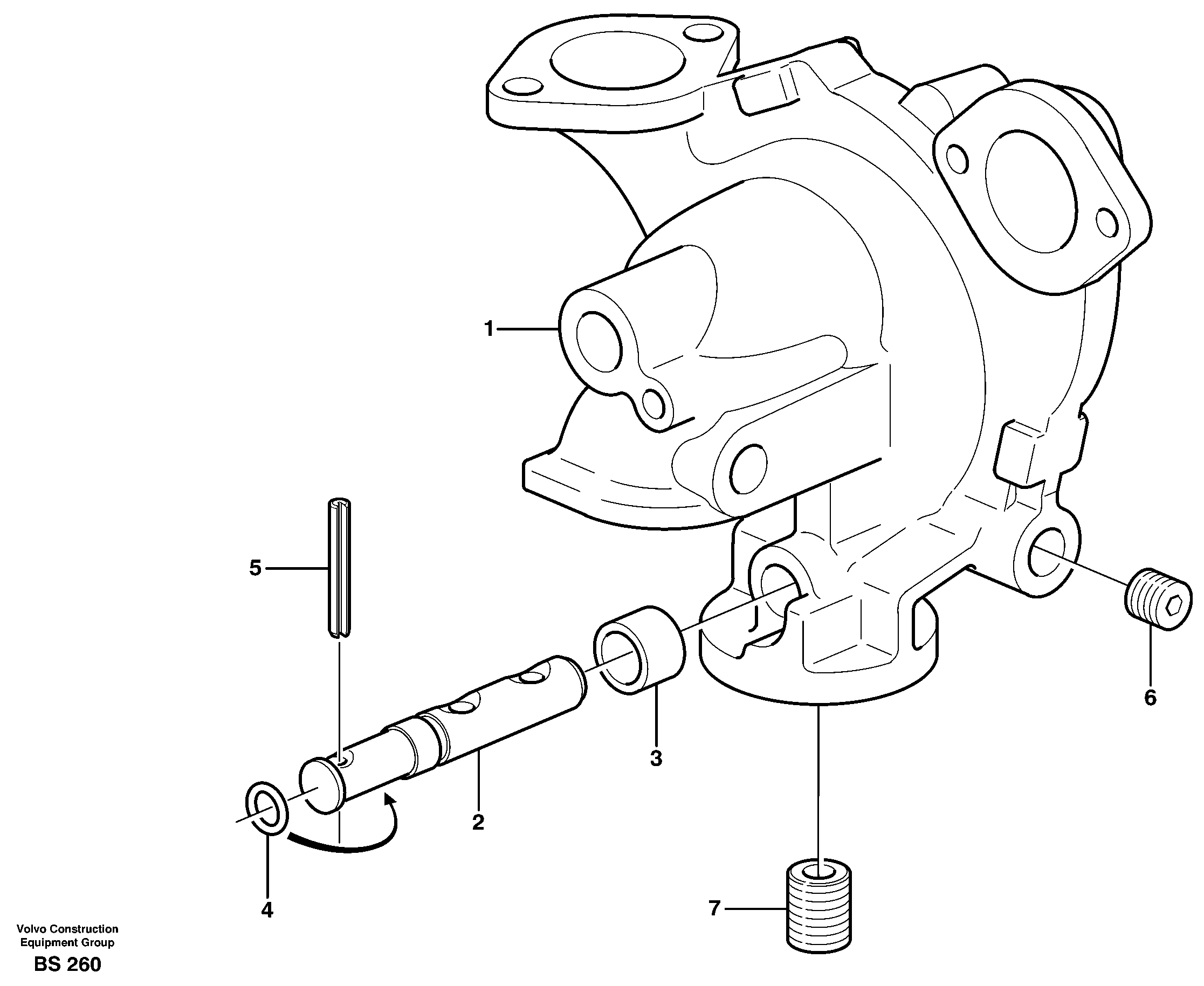 Water pump — volvo parts diagram