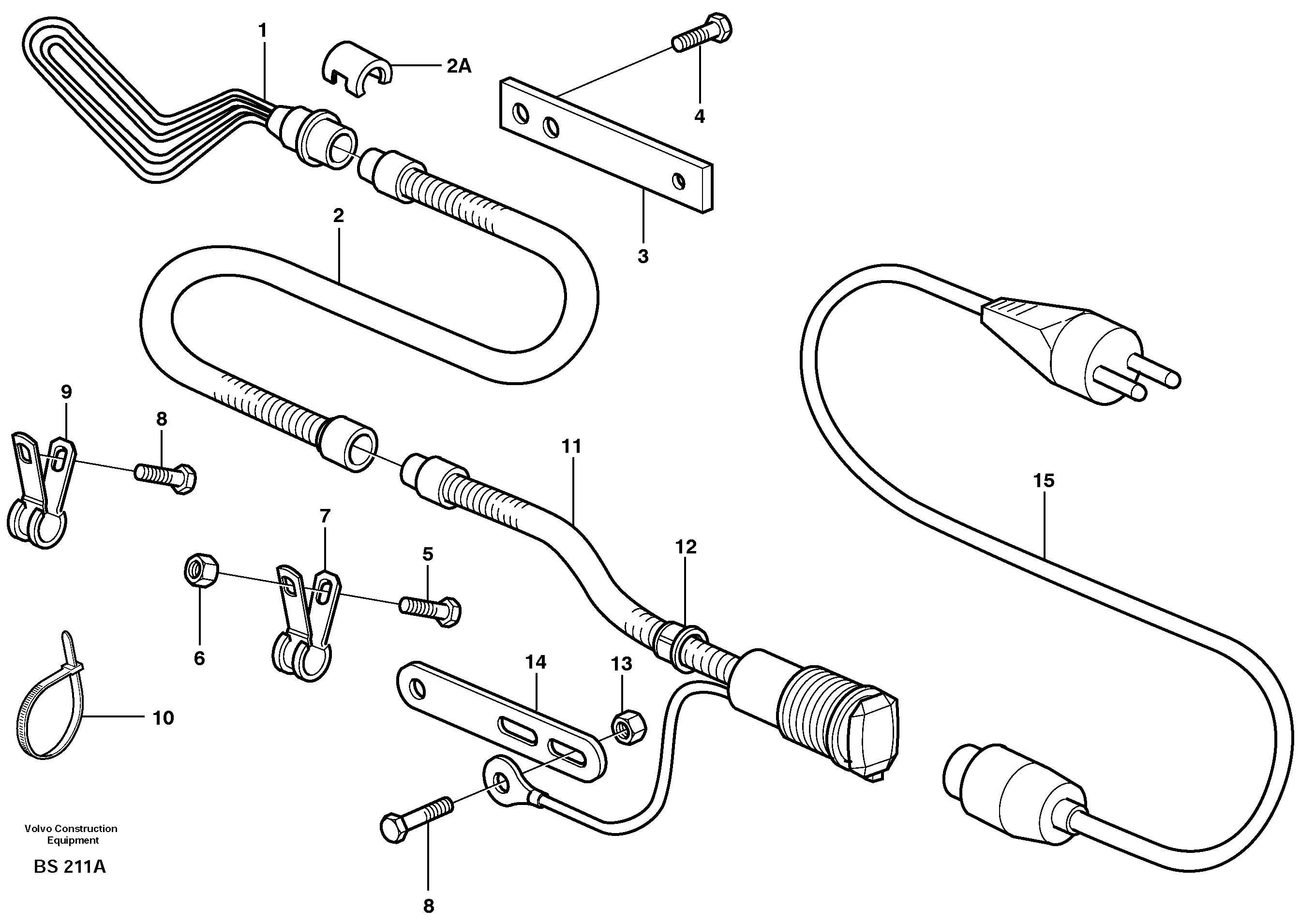 Engine heater  81113, 93352 — volvo parts diagram