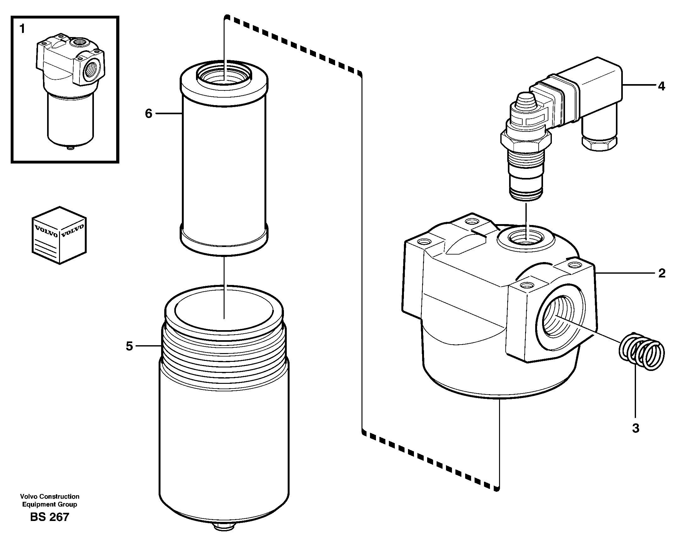 Filter — volvo parts diagram