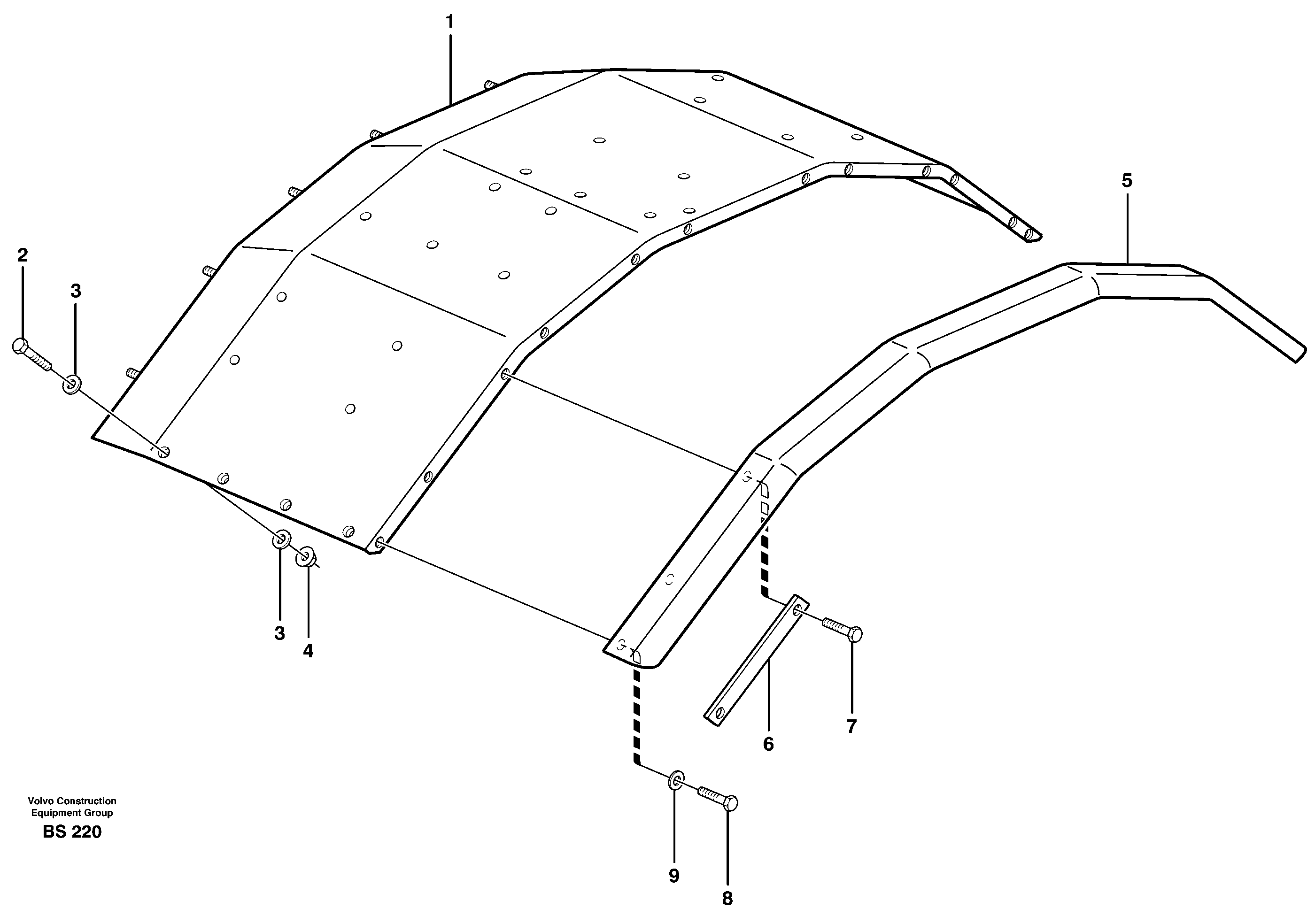 Front fender — volvo parts diagram