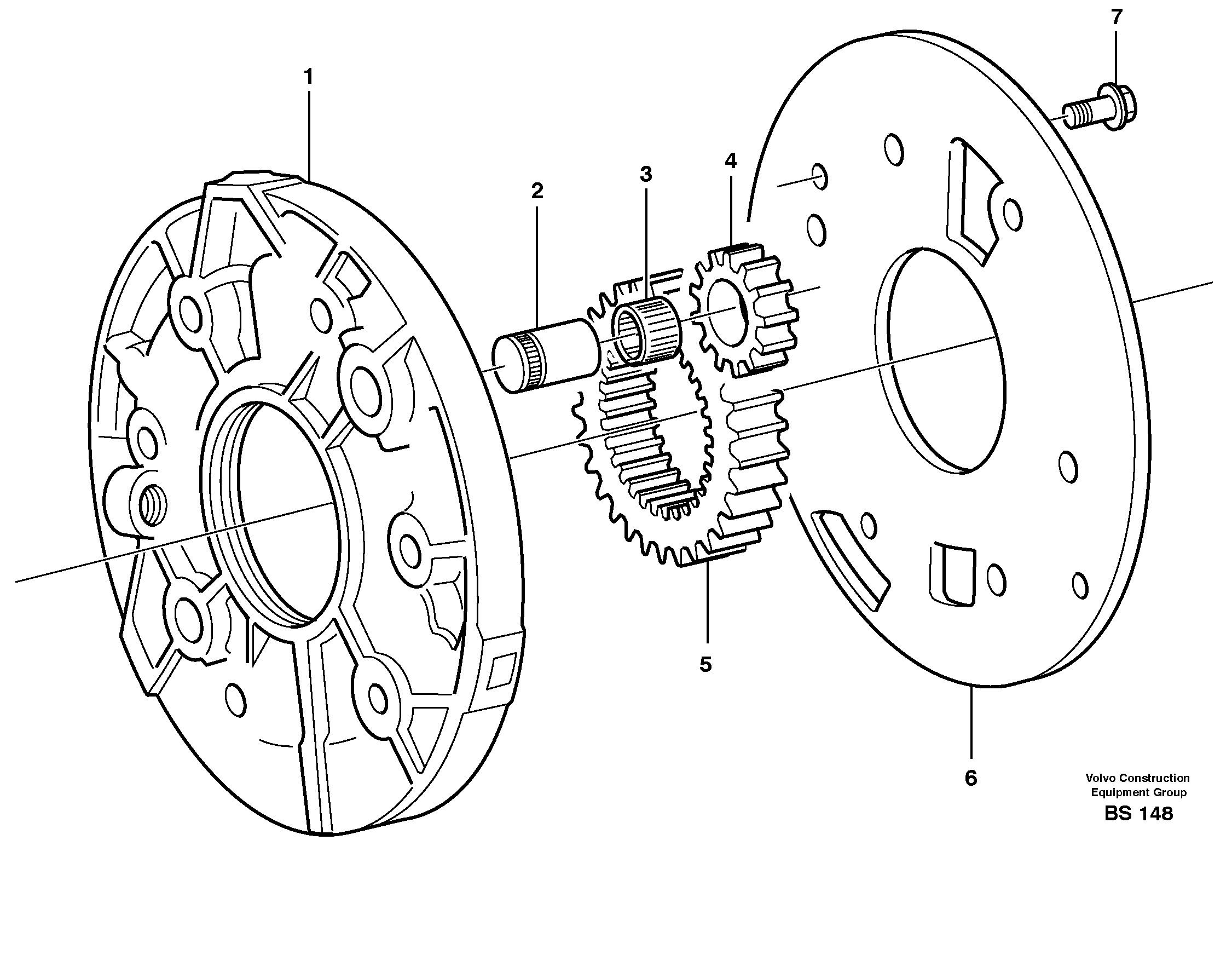 Oil pump  22517, 22546, 22640, 22650 — volvo parts diagram
