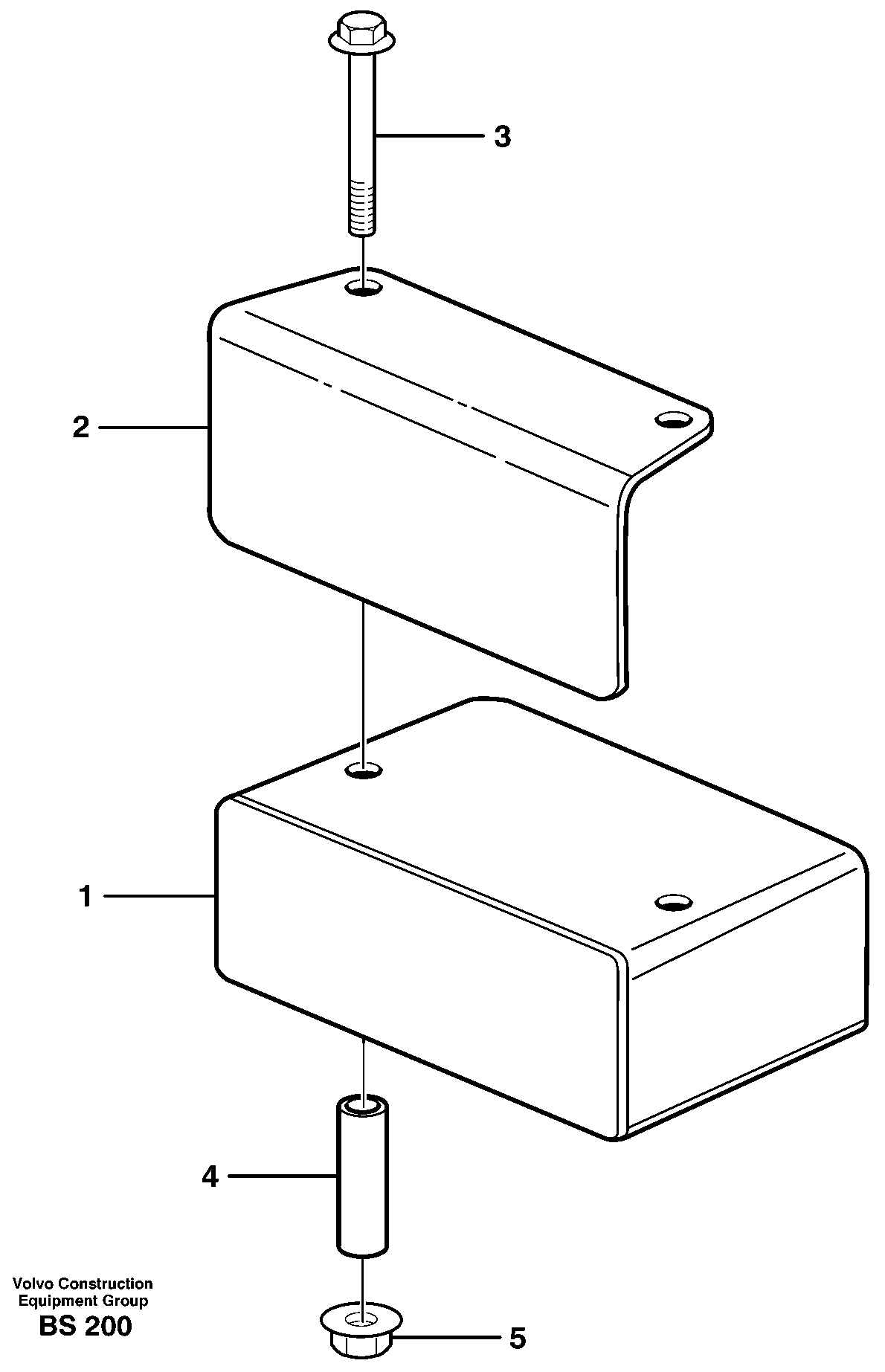 Back-up warning unit  81083, 93350 — volvo parts diagram
