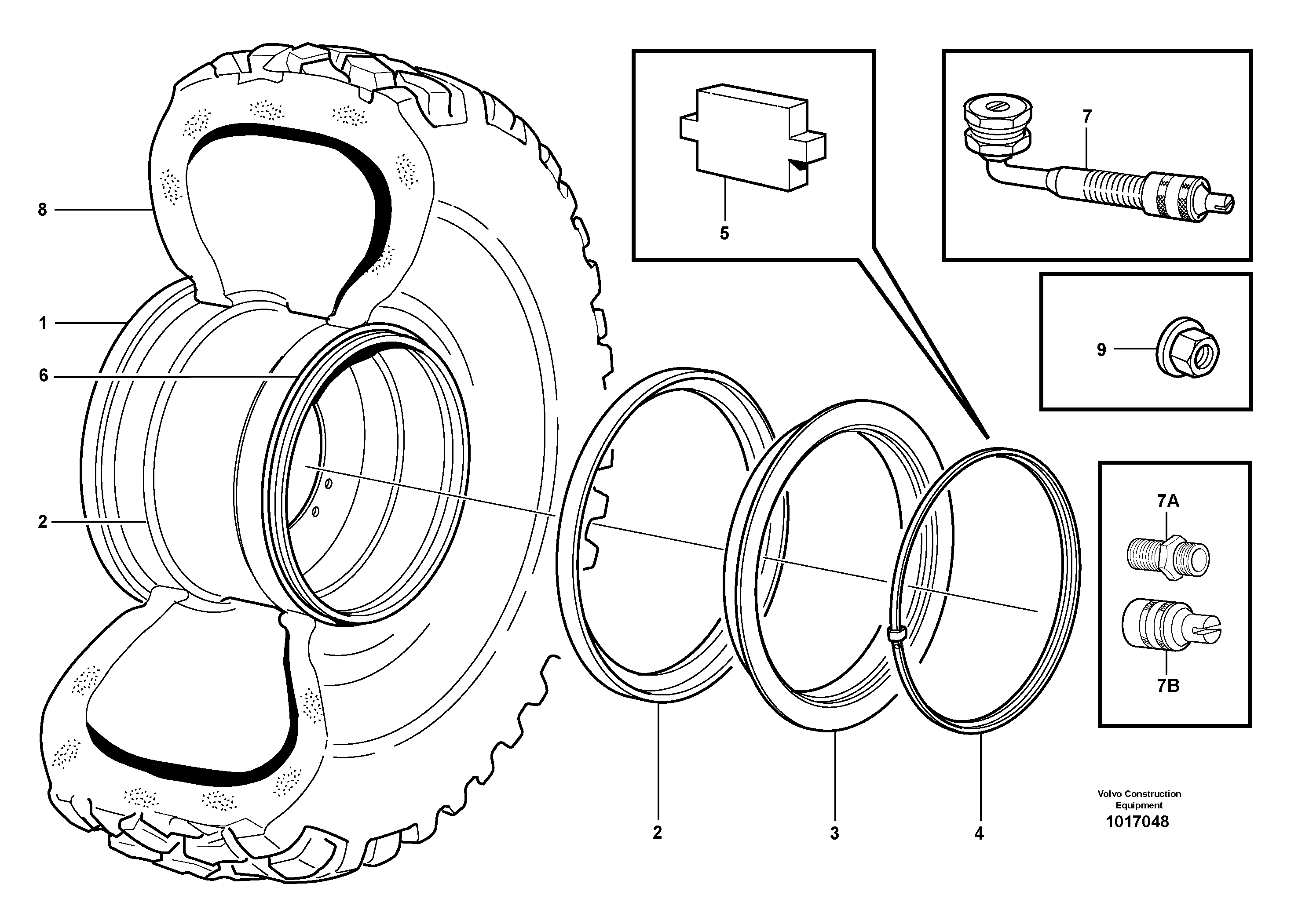 Wheel — volvo parts diagram