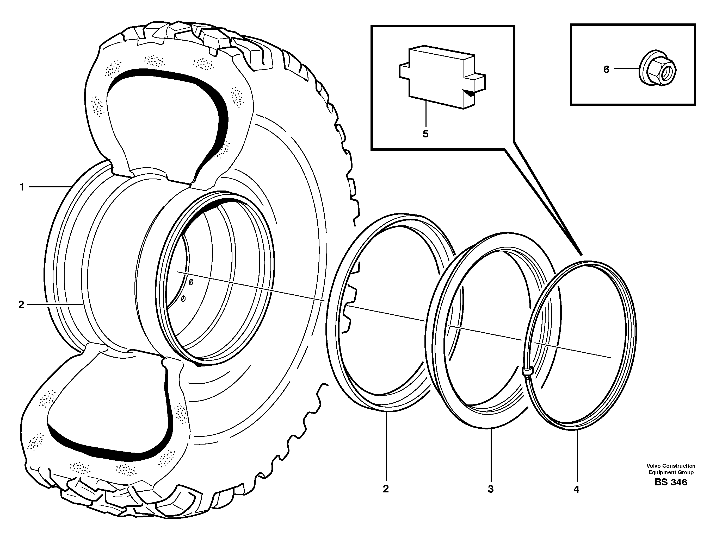 Wheel — volvo parts diagram