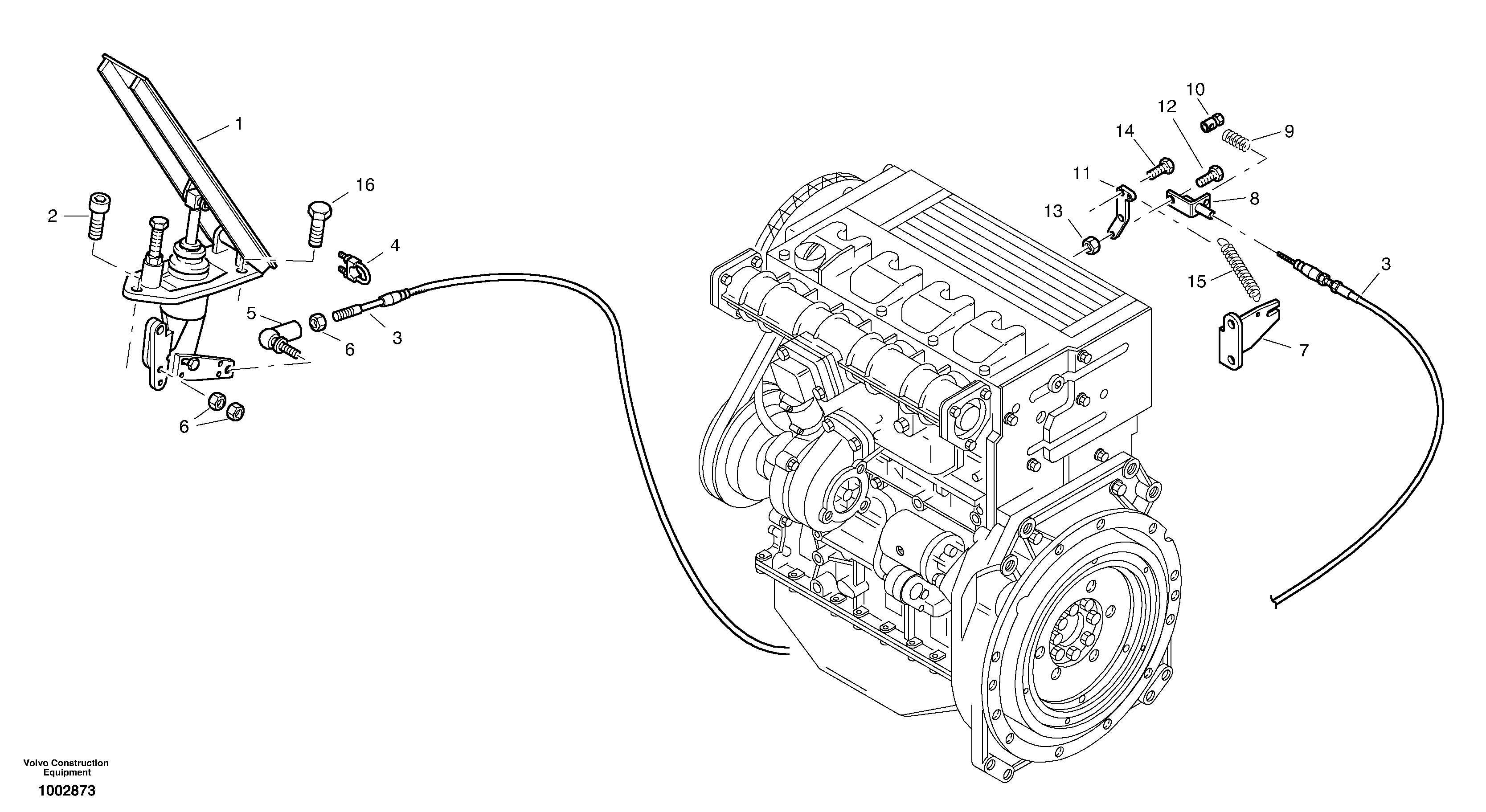 Speed control — volvo parts diagram