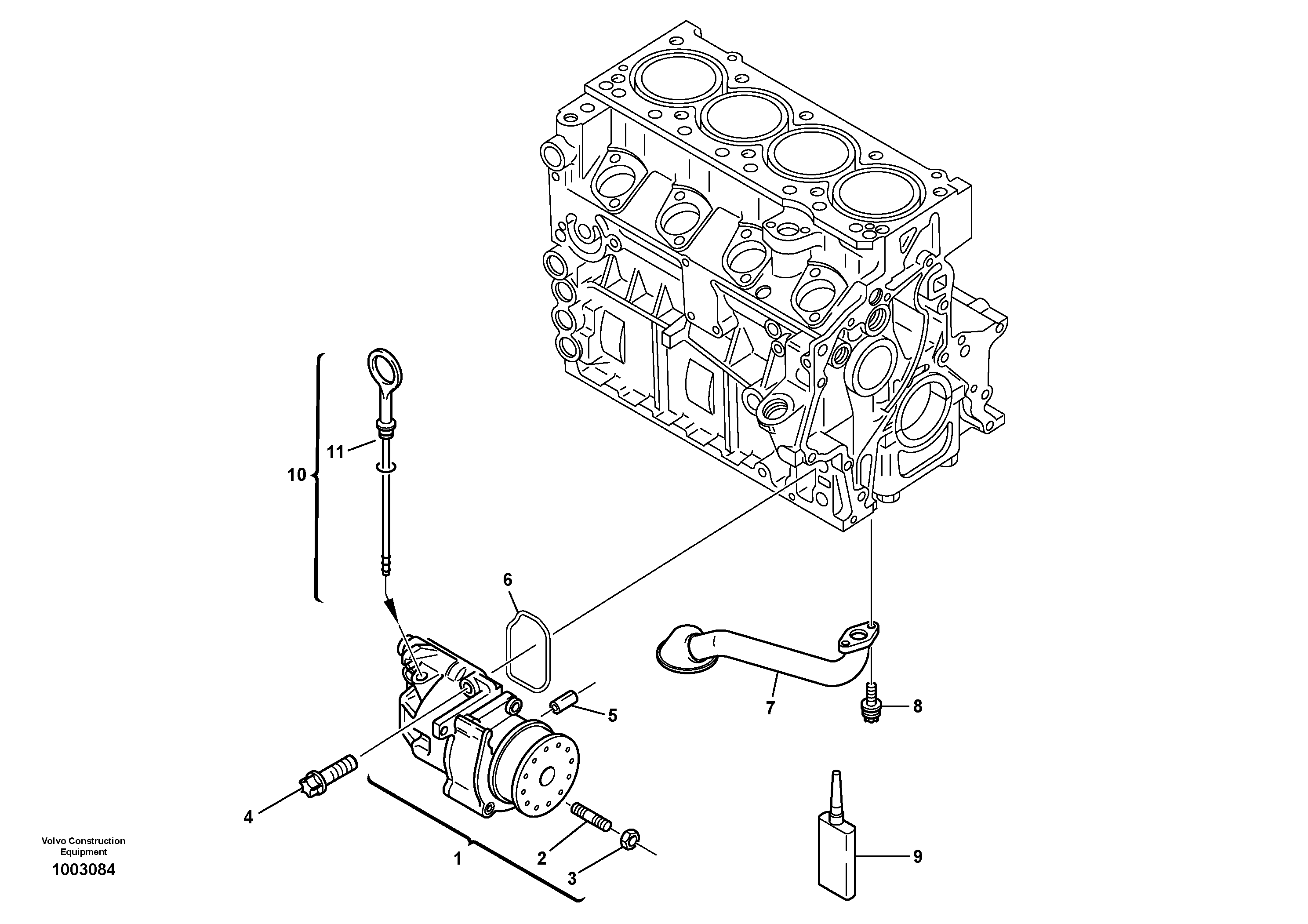 Oil pump — volvo parts diagram