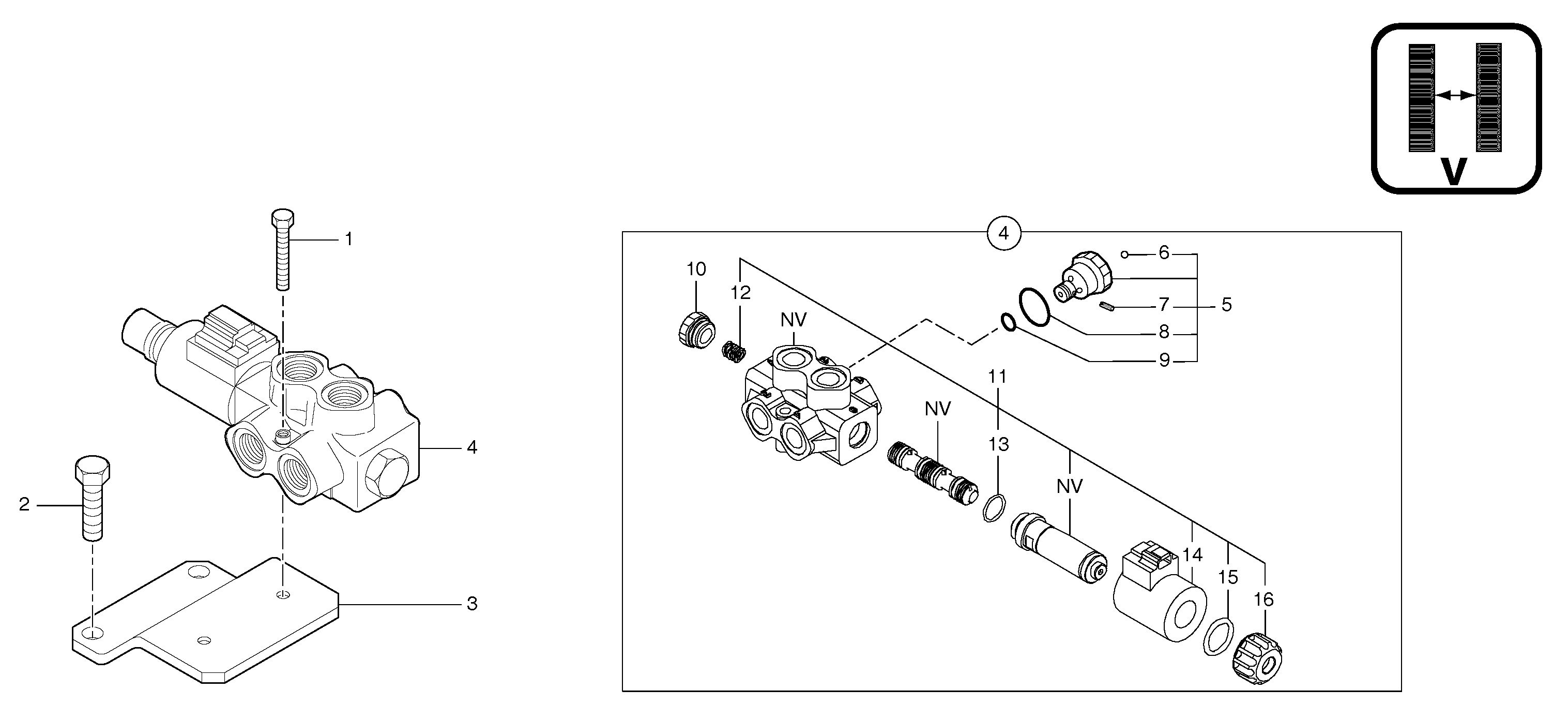 Selector / variable track — volvo parts diagram