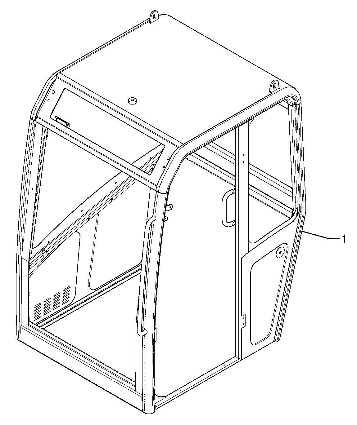 Cab : framework CAB 20/01/001 - — volvo parts diagram