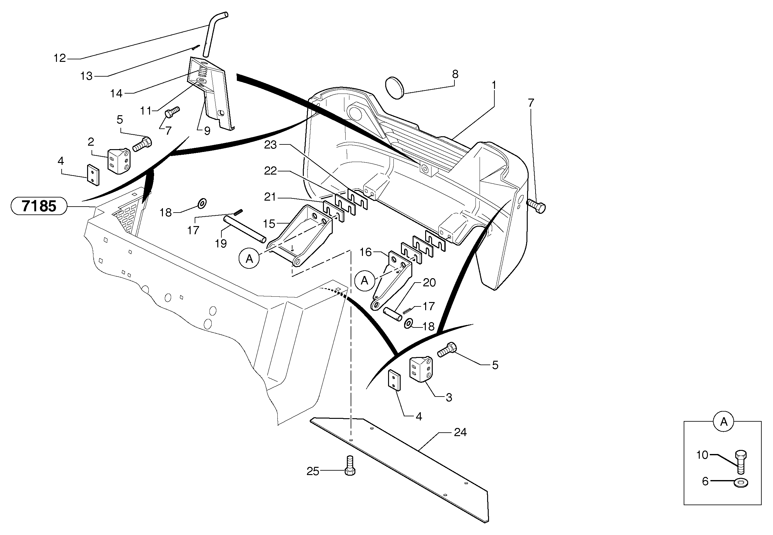 Counterweight — volvo parts diagram