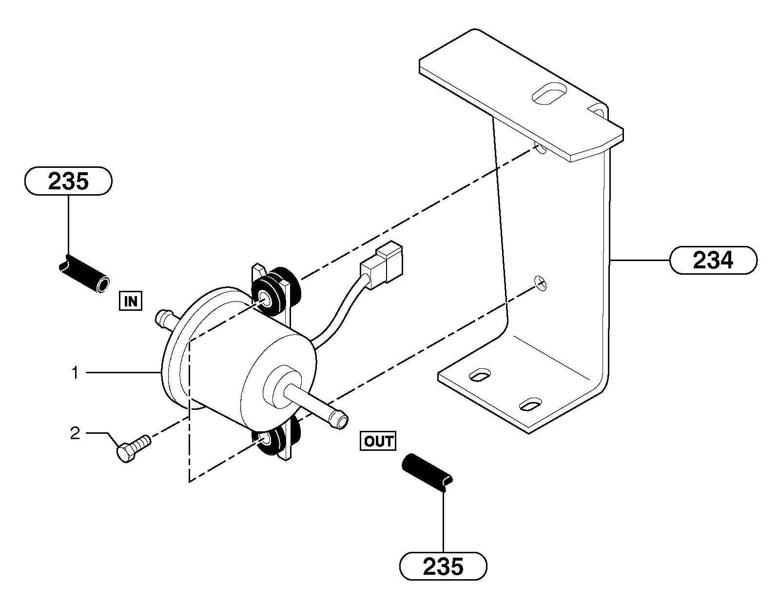 Fuel pump — volvo parts diagram
