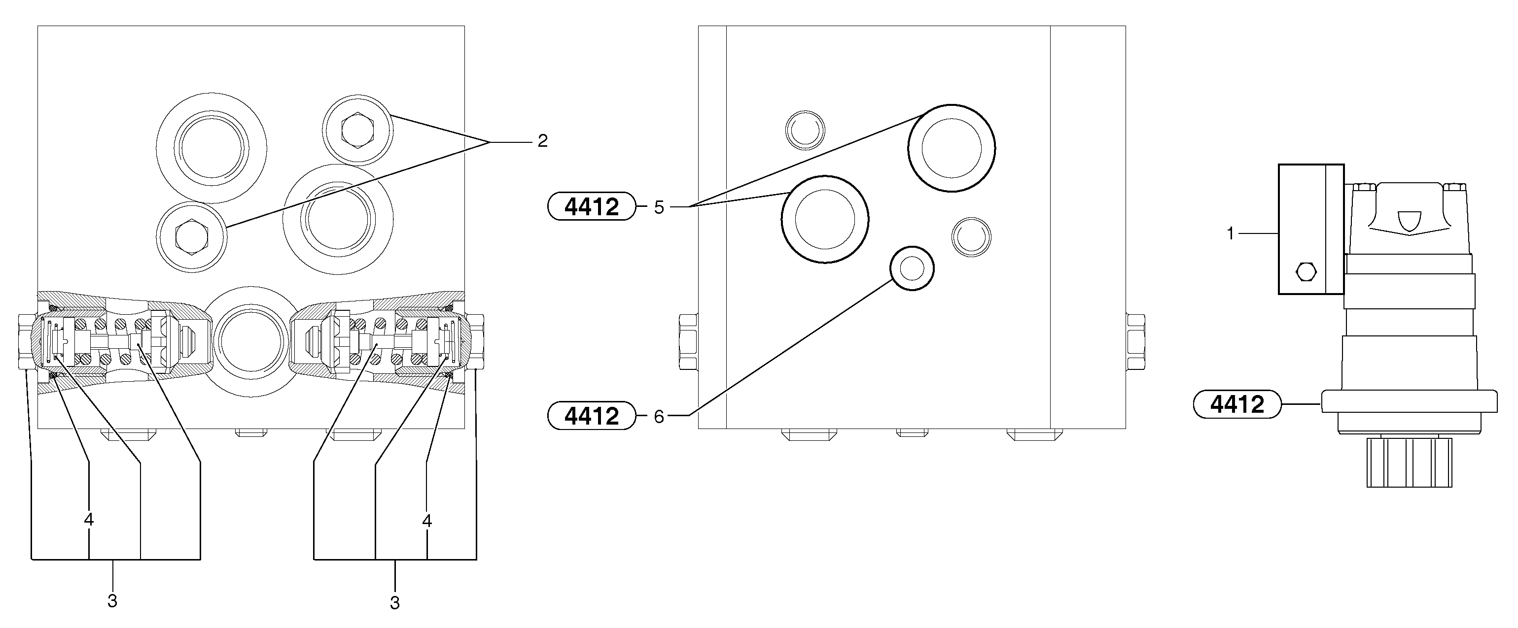Balancing valve ( slewing ) — volvo parts diagram