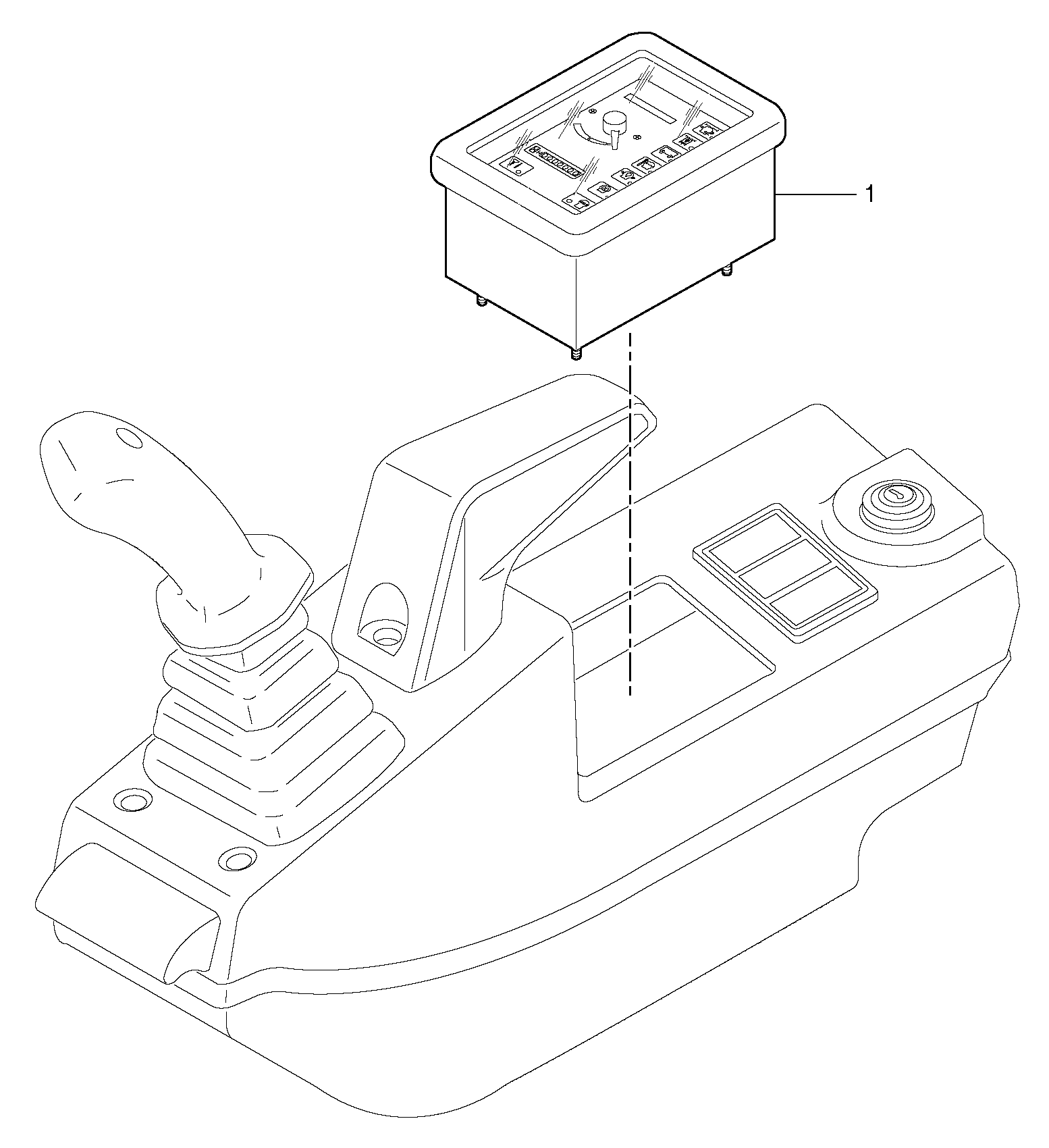 Control panel — volvo parts diagram