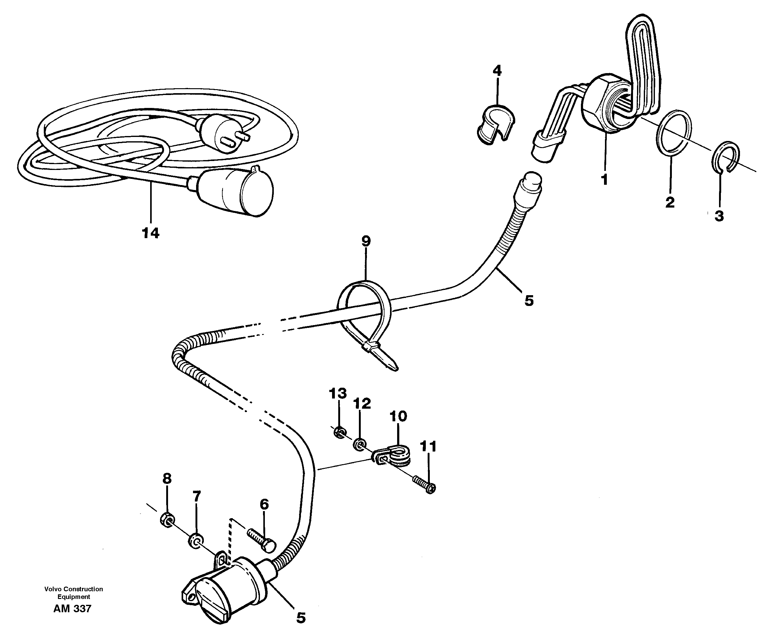 Engine heater  94927 (Eur.) — volvo parts diagram