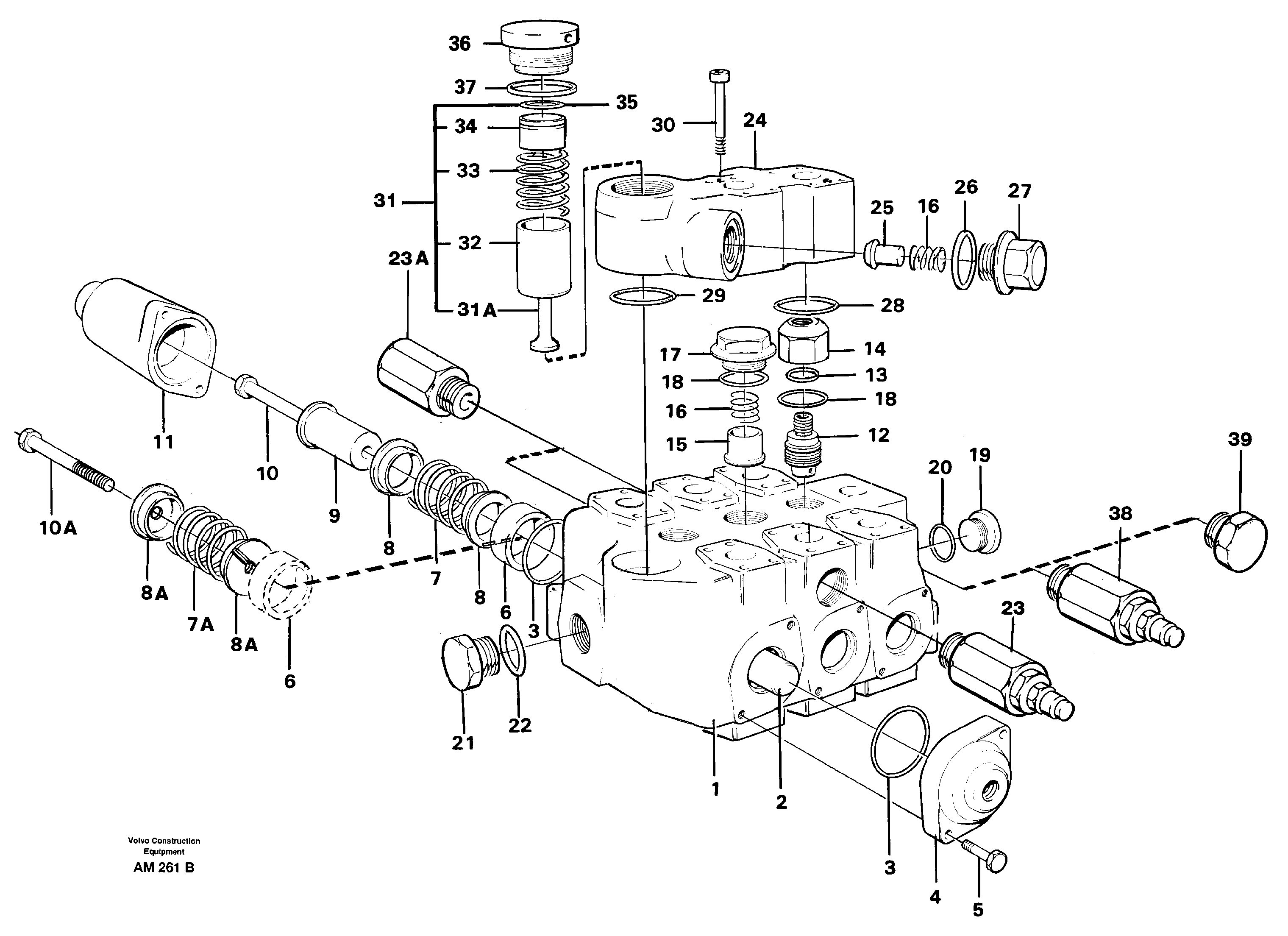 Control valve — volvo parts diagram
