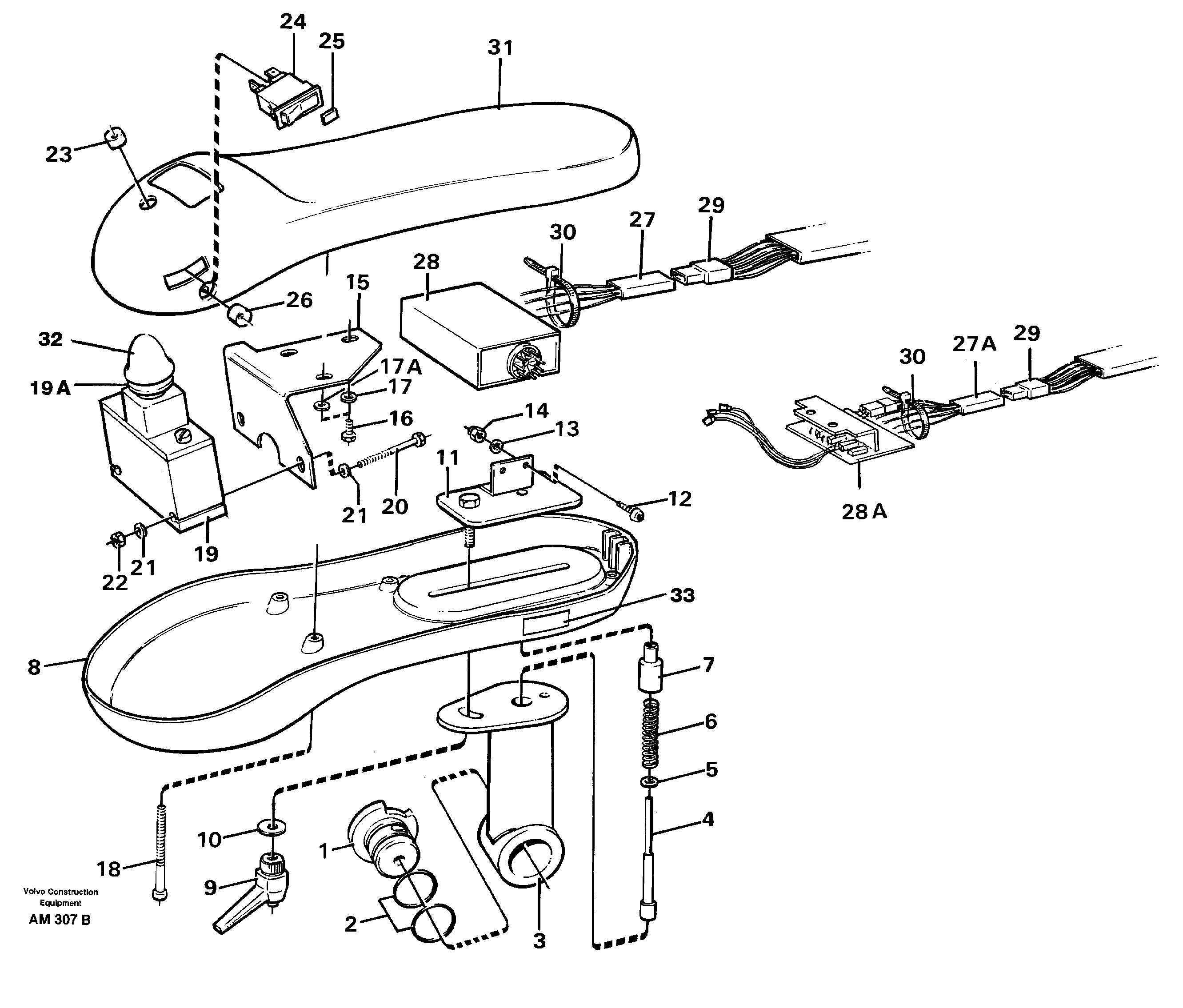Armrest  94619 — volvo parts diagram