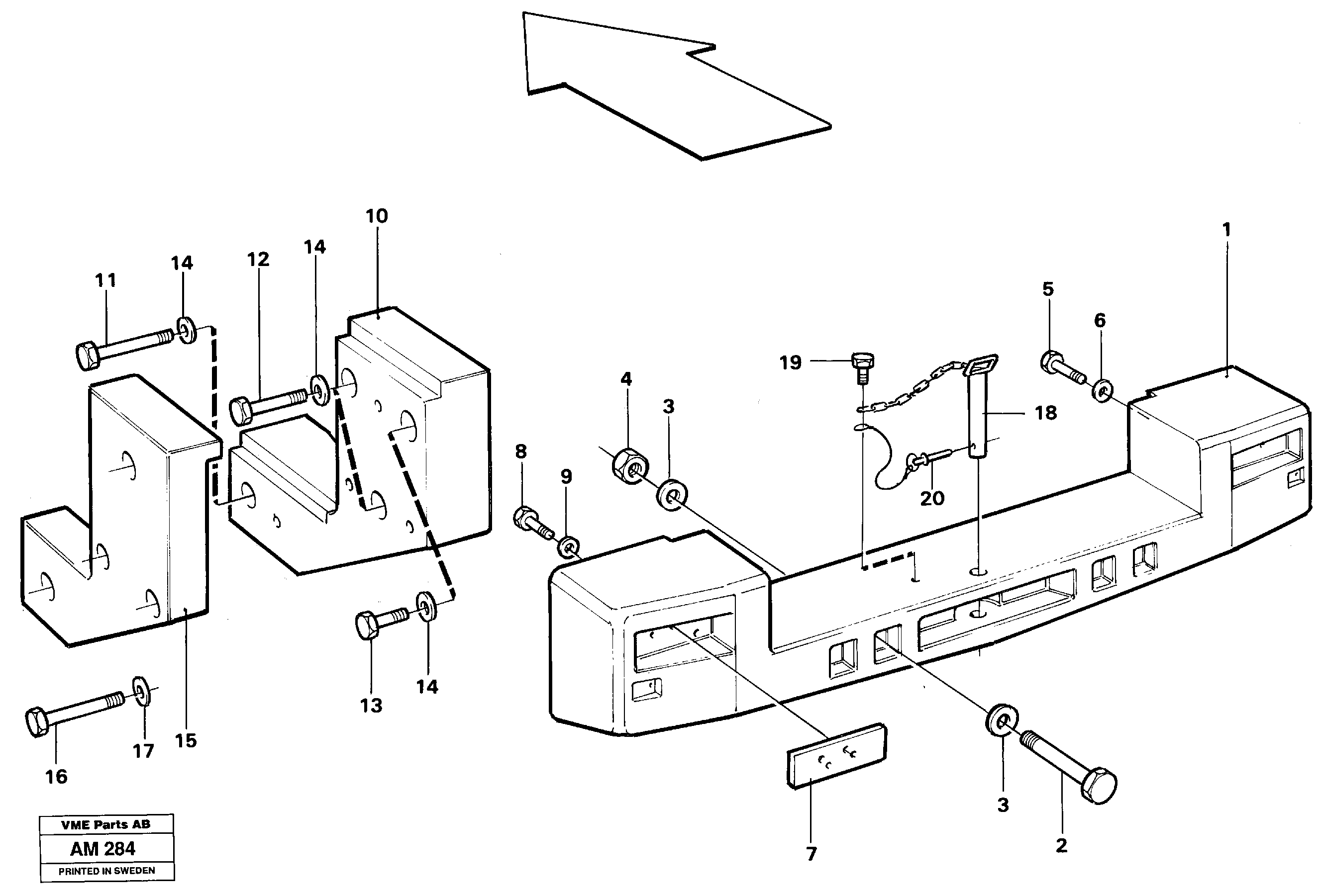 Counterweight — volvo parts diagram