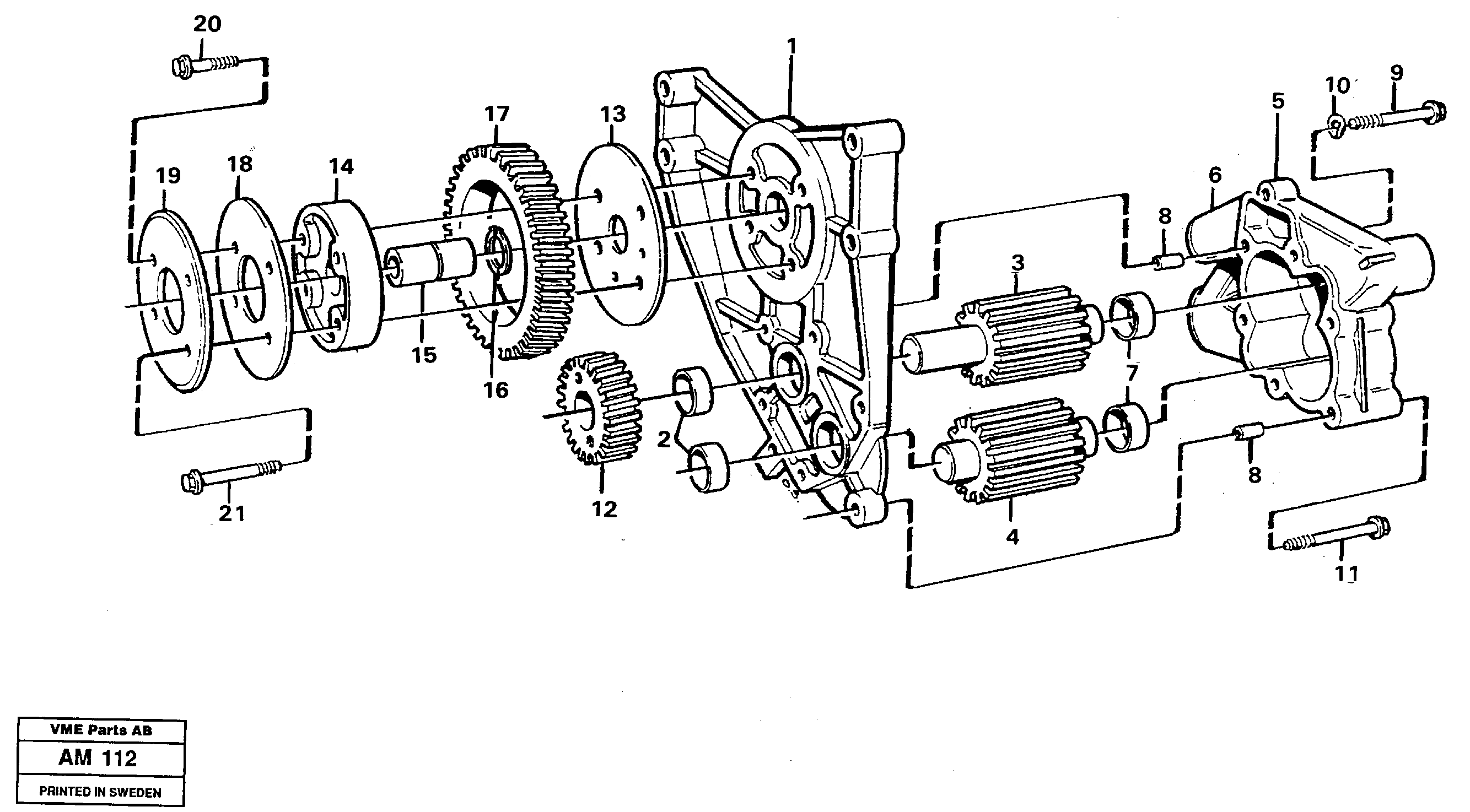 Oil pump — volvo parts diagram