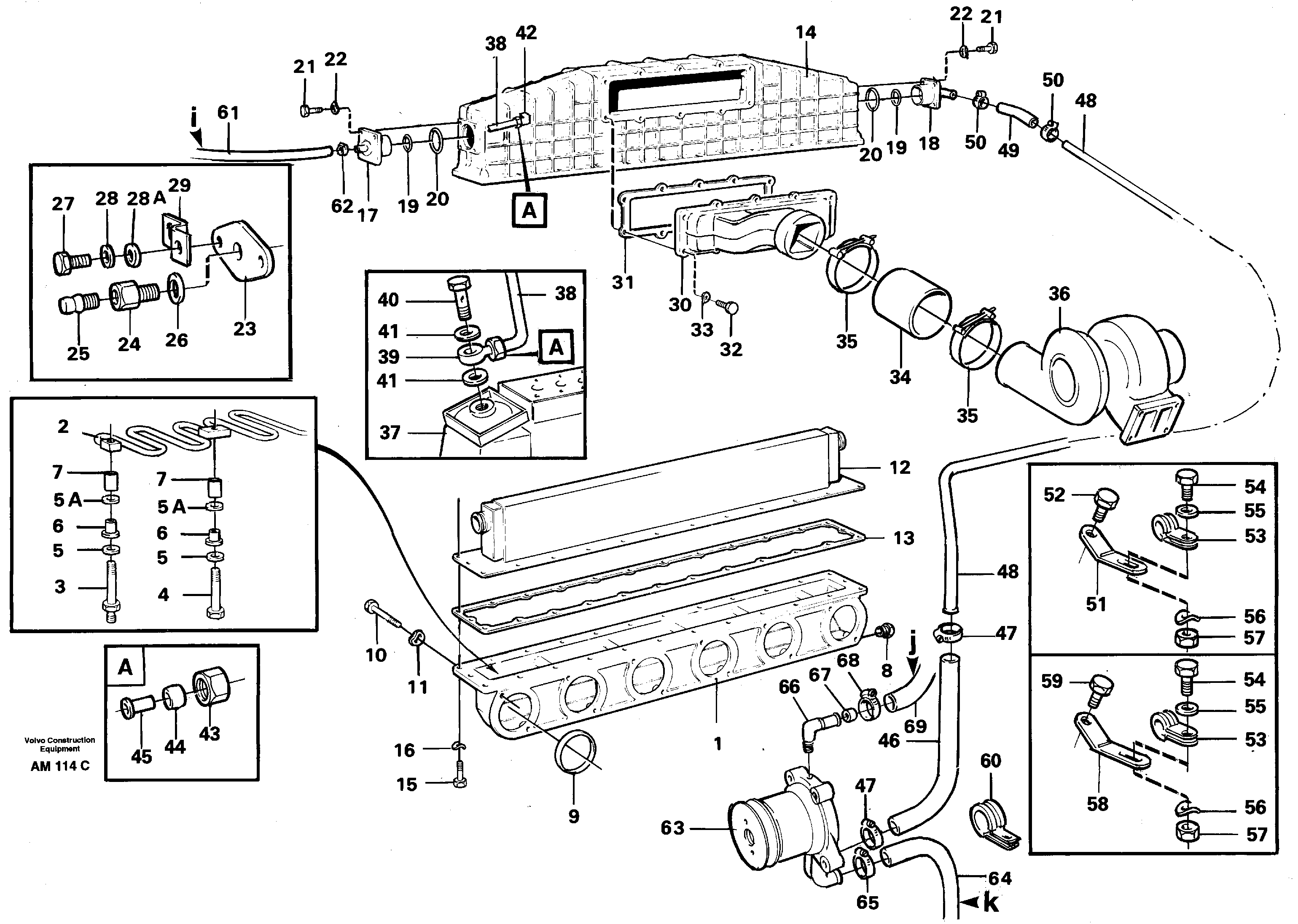 Intercooler — volvo parts diagram