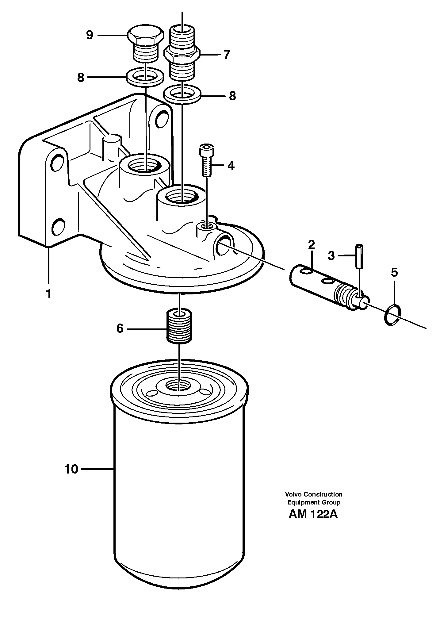 Coolant filter. — volvo parts diagram