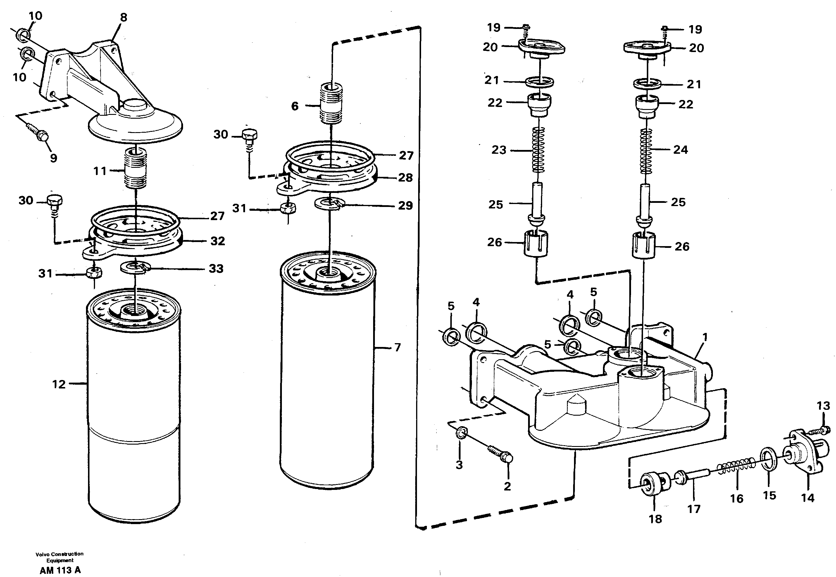Oil filter — volvo parts diagram