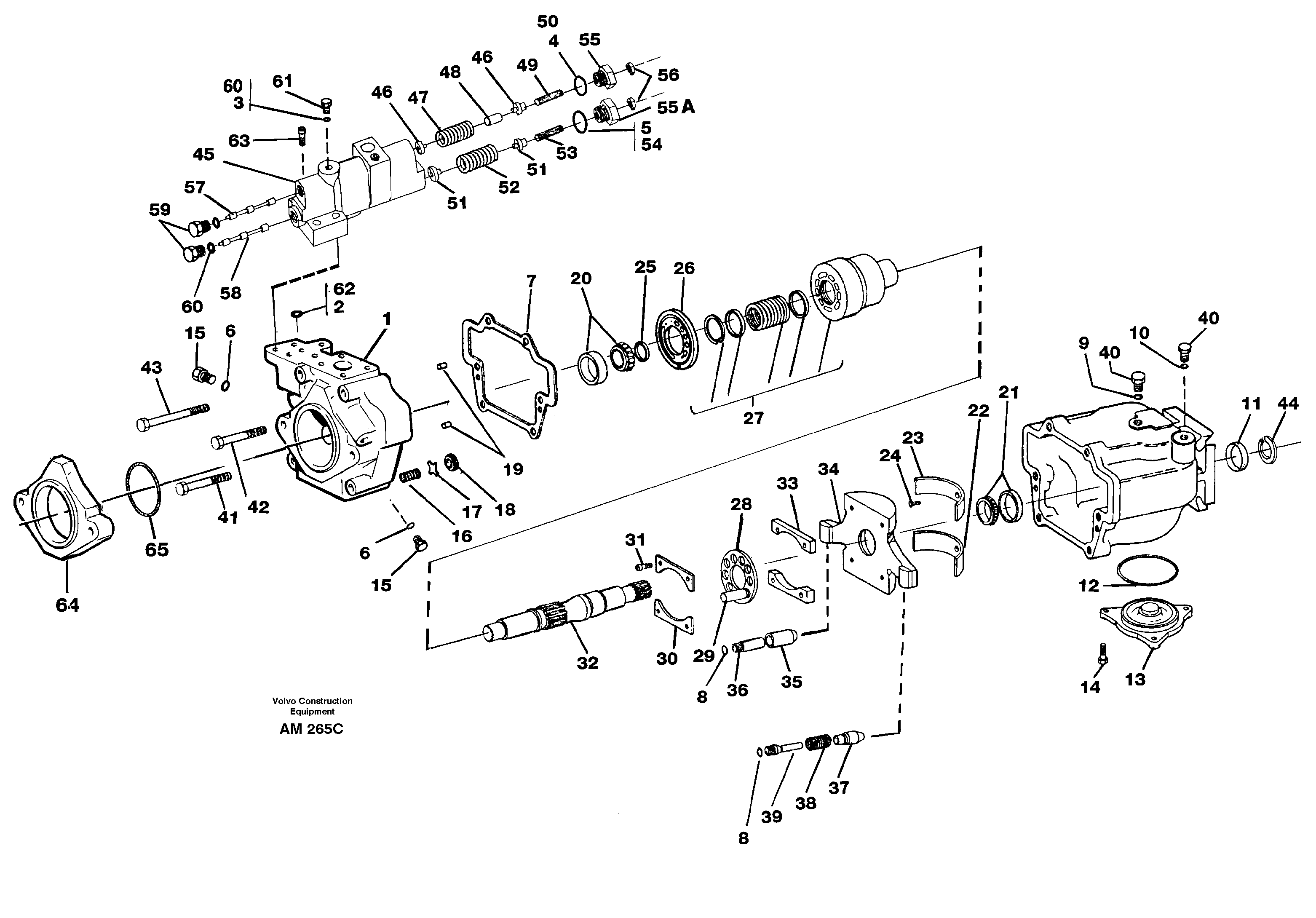 Hydraulic pump — volvo parts diagram