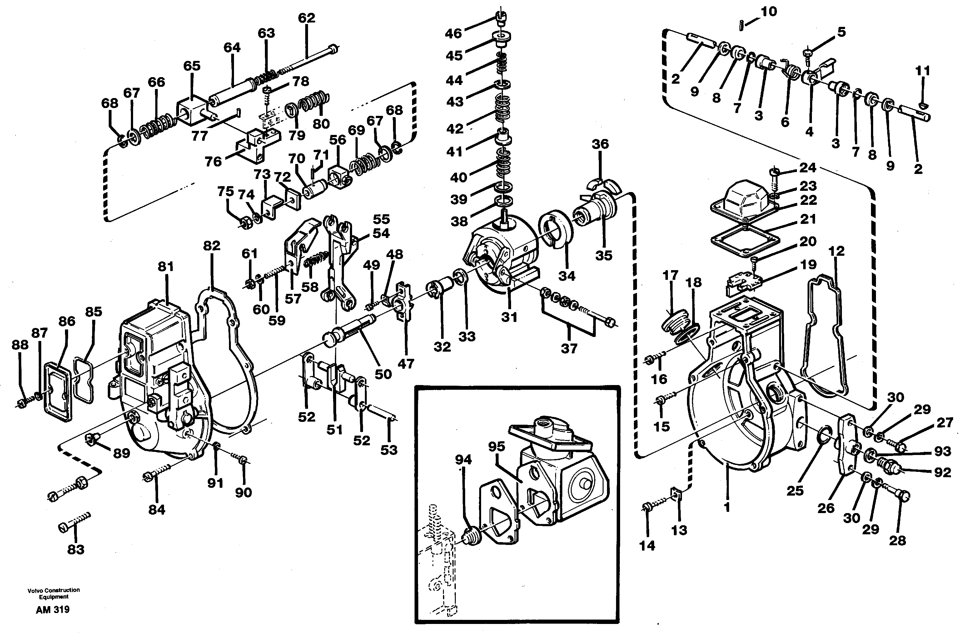 Centrifugal governor — volvo parts diagram