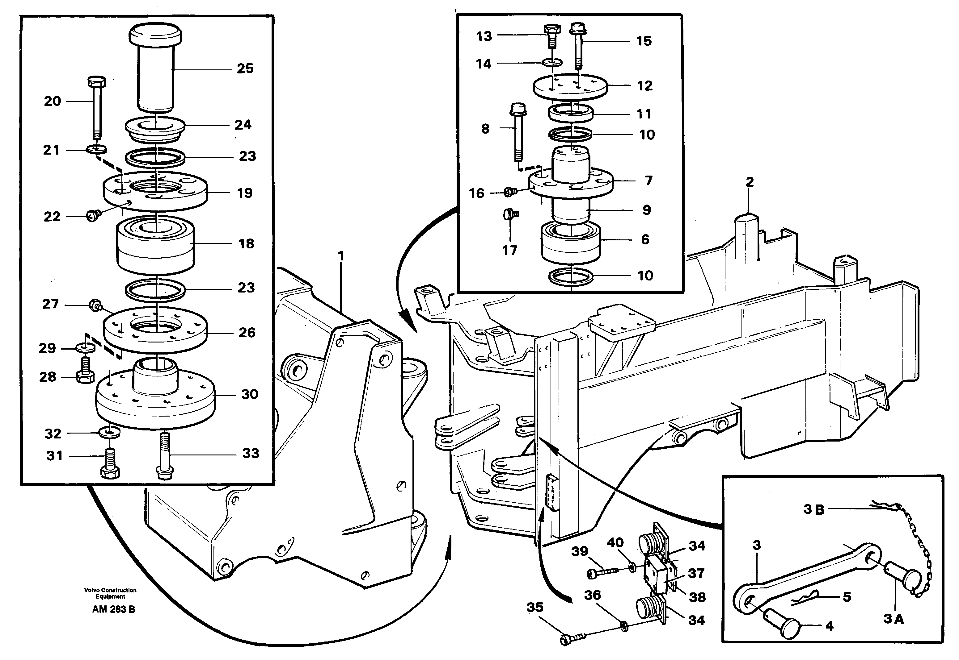 Frame — volvo parts diagram
