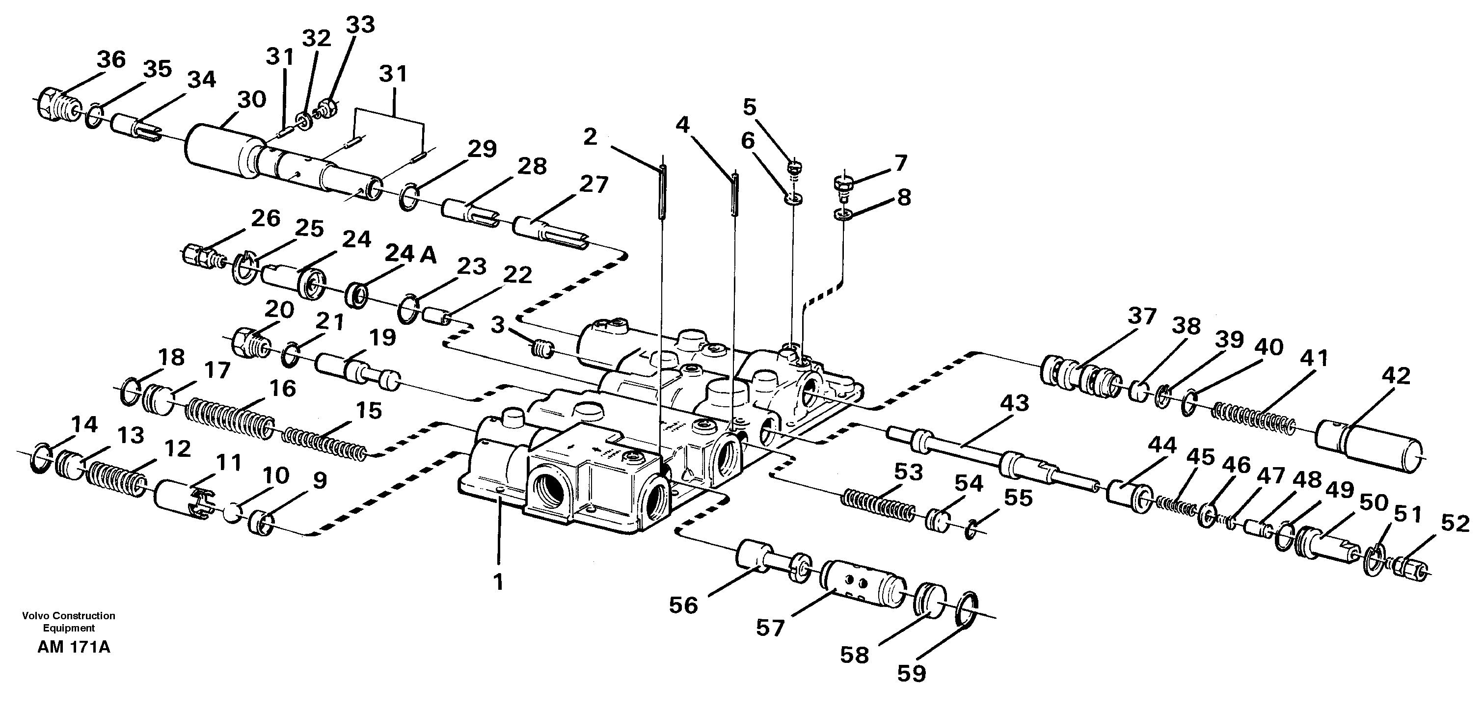 Control valve — volvo parts diagram