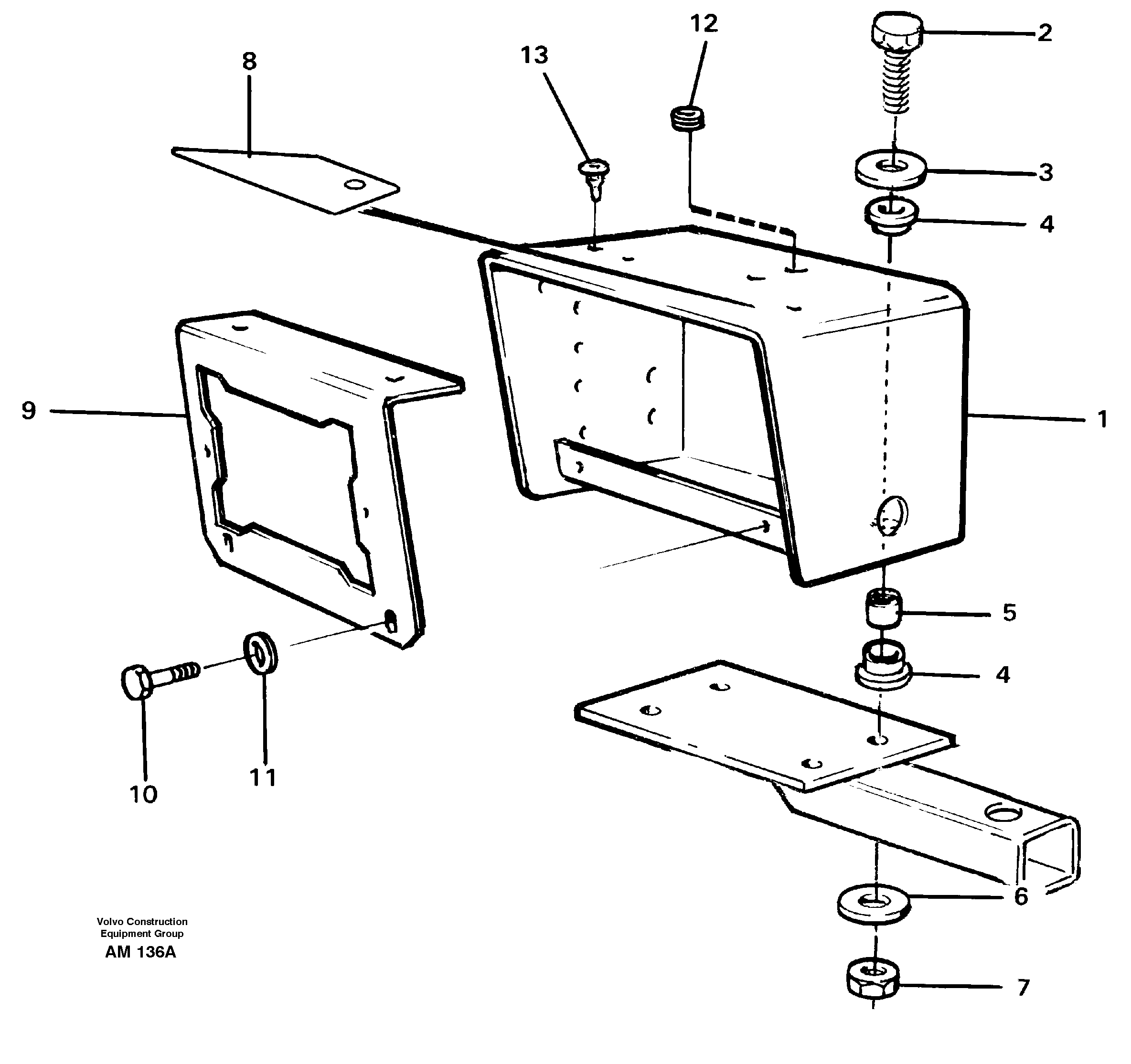 Lamp retainer — volvo parts diagram