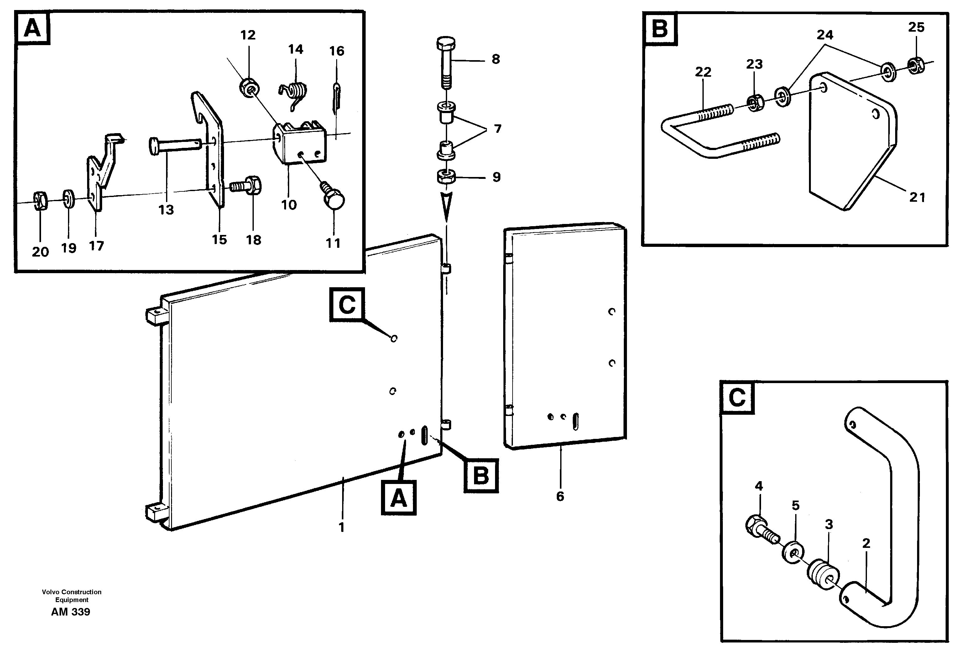 Side hatch  94674 — volvo parts diagram