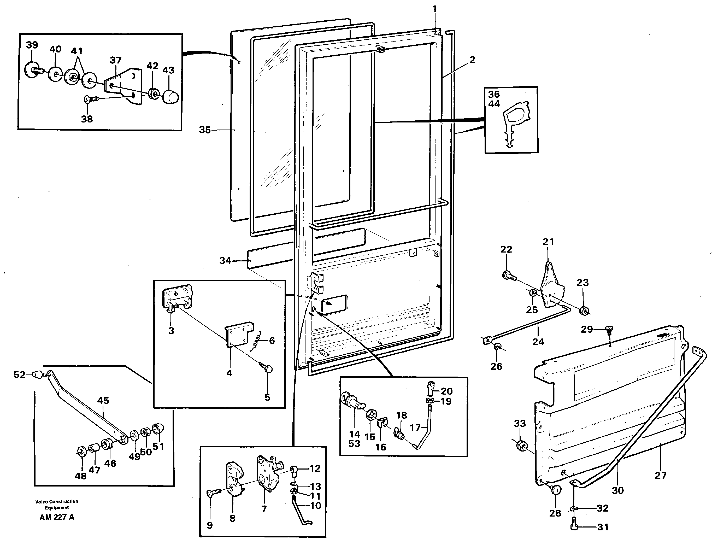 Door — volvo parts diagram