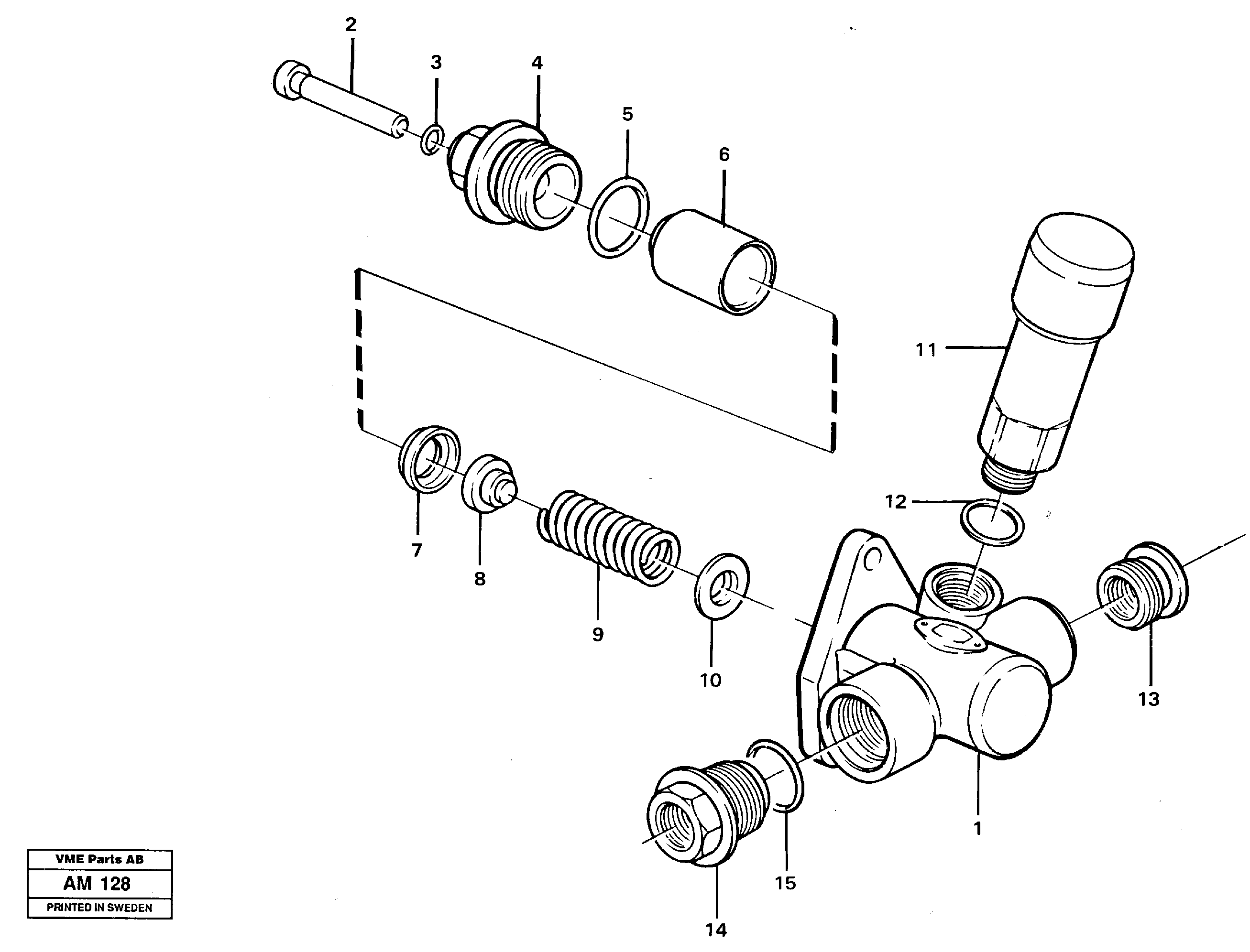 Feed pump — volvo parts diagram