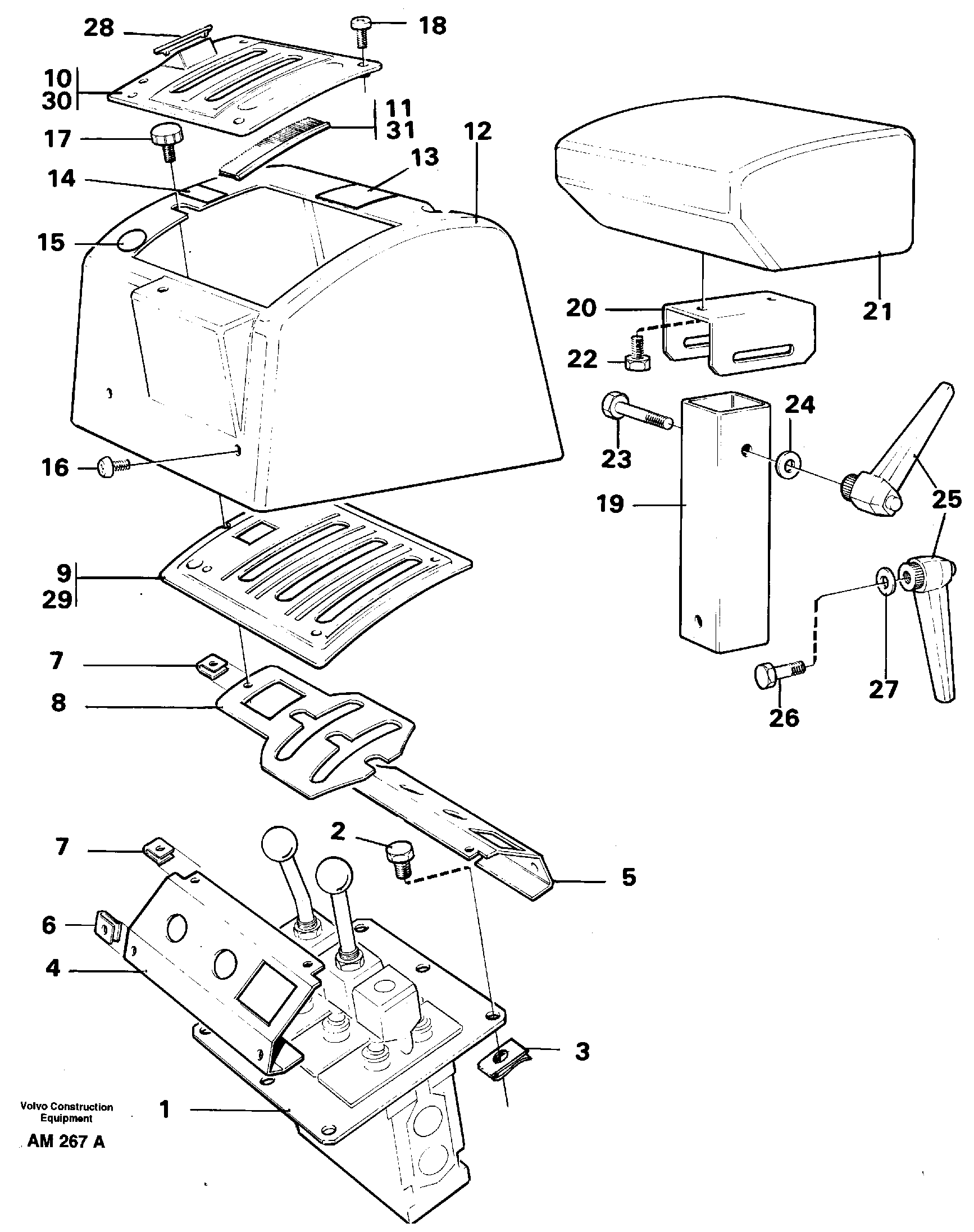Servo valve with fitting parts — volvo parts diagram