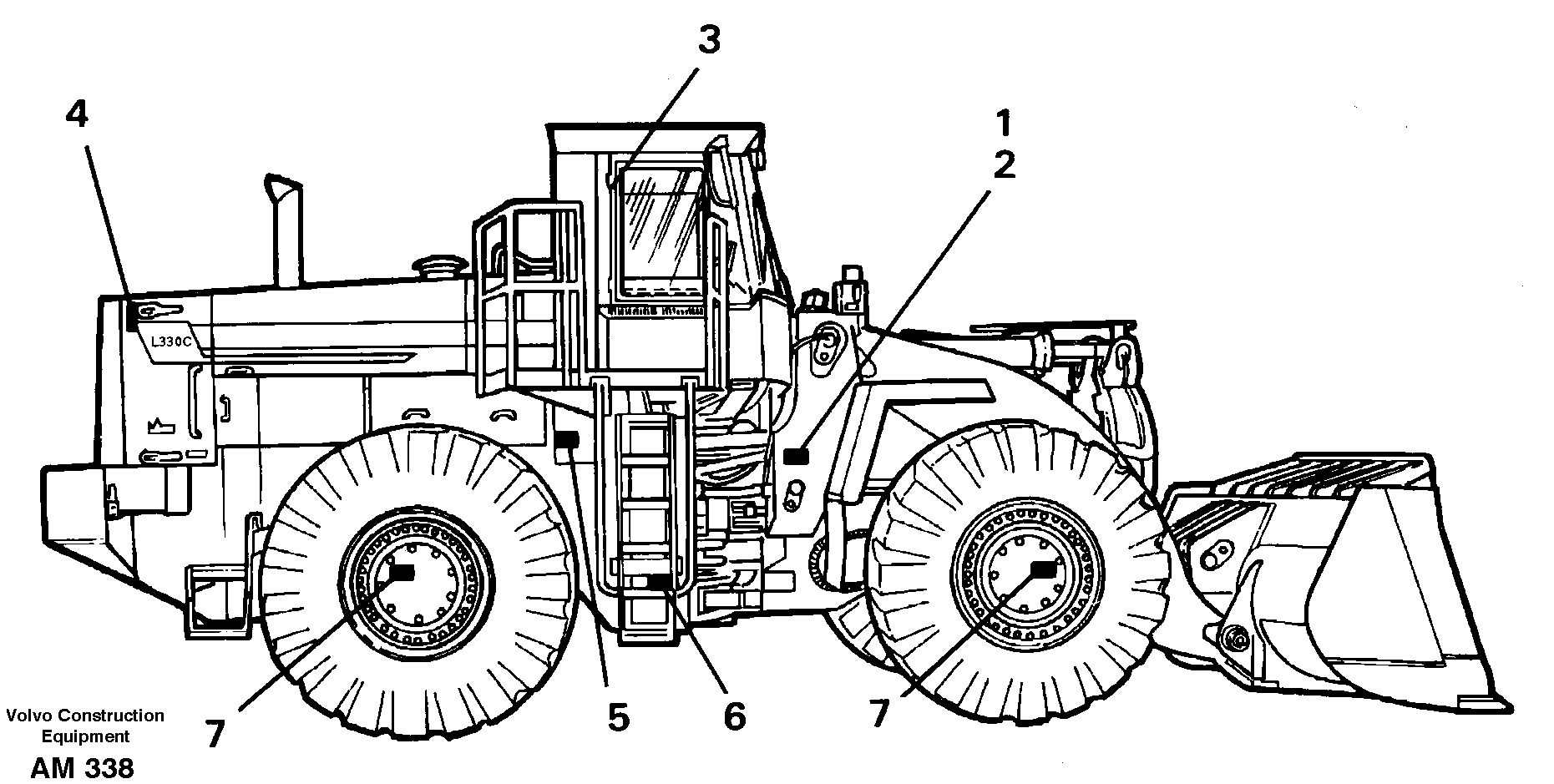 Product sign plate — volvo parts diagram