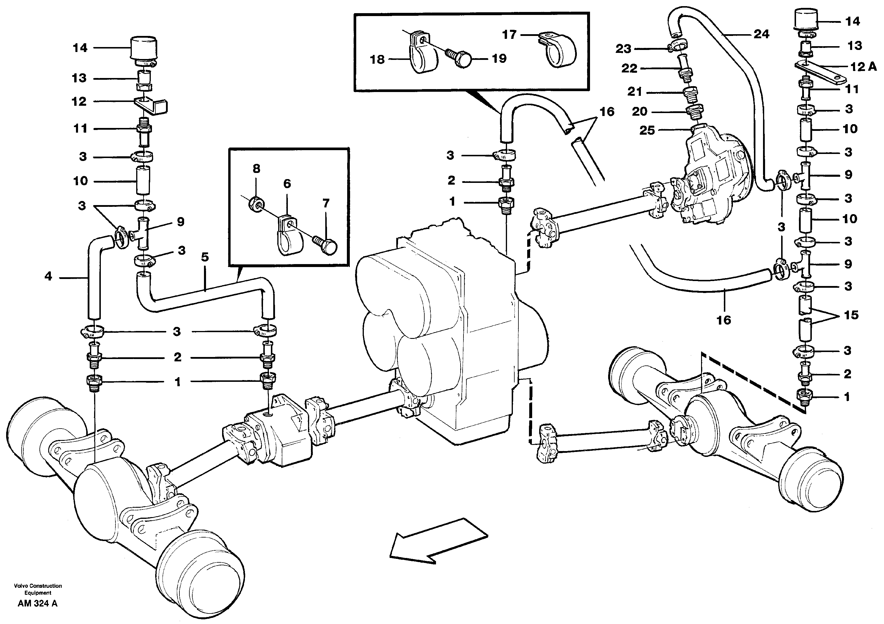 Ventilation  SER NO 60153 - — volvo parts diagram