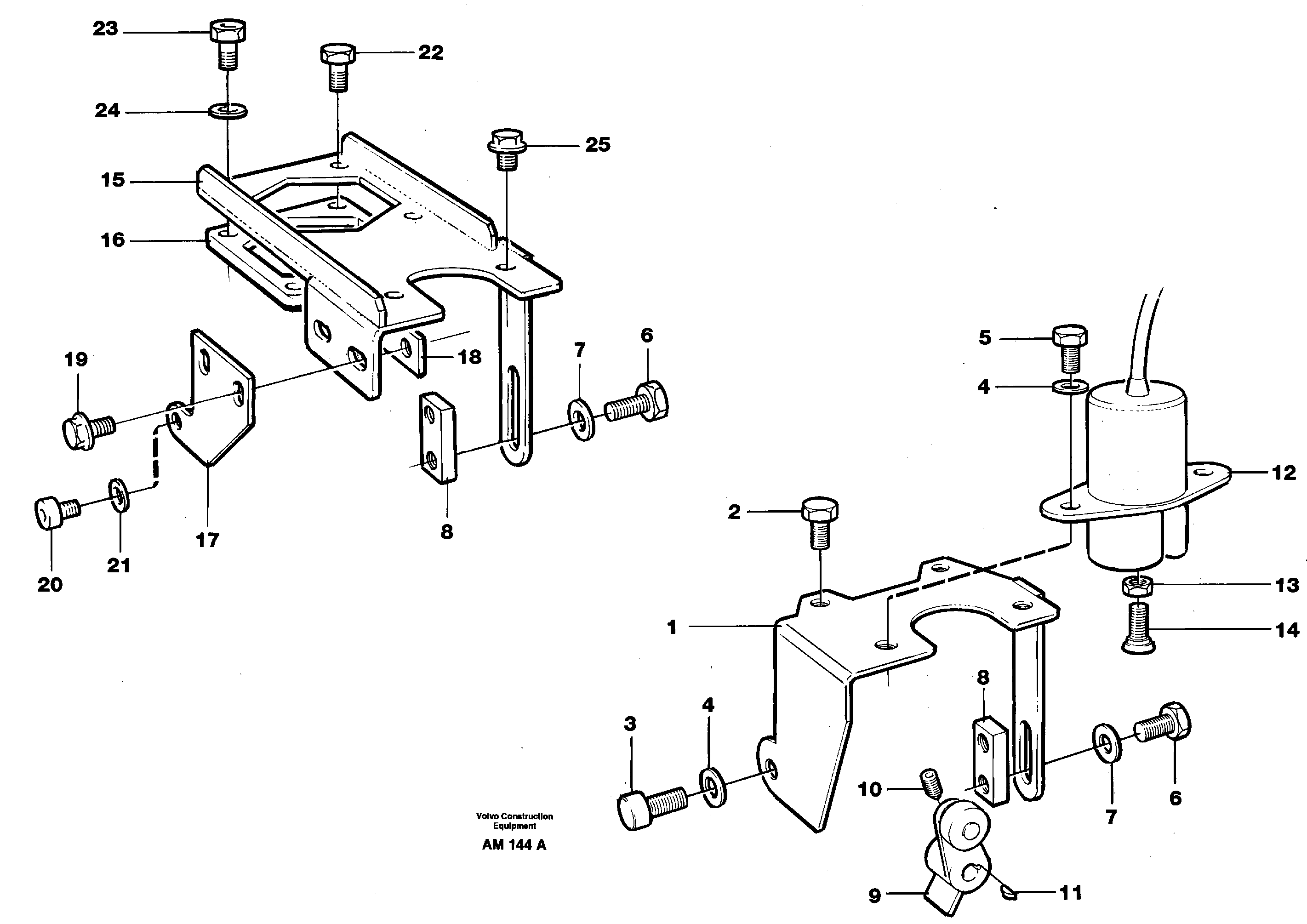 Key turn engine stop — volvo parts diagram
