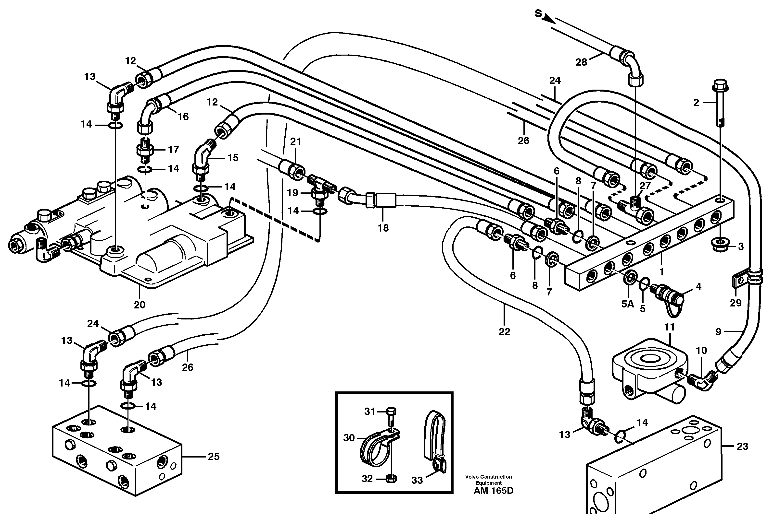 Testing nipples  SER NO - 60095 — volvo parts diagram