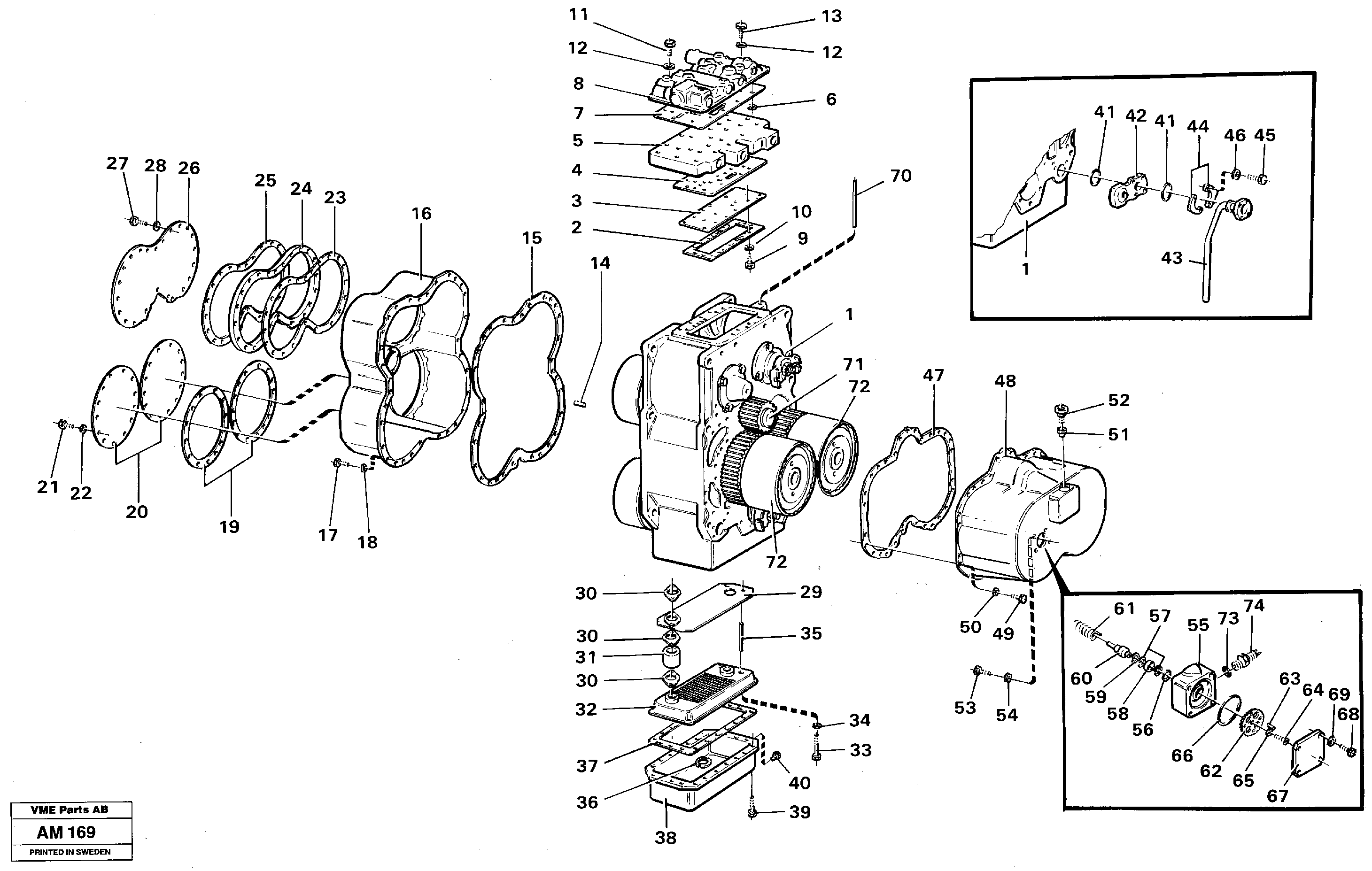 Power transmission — volvo parts diagram