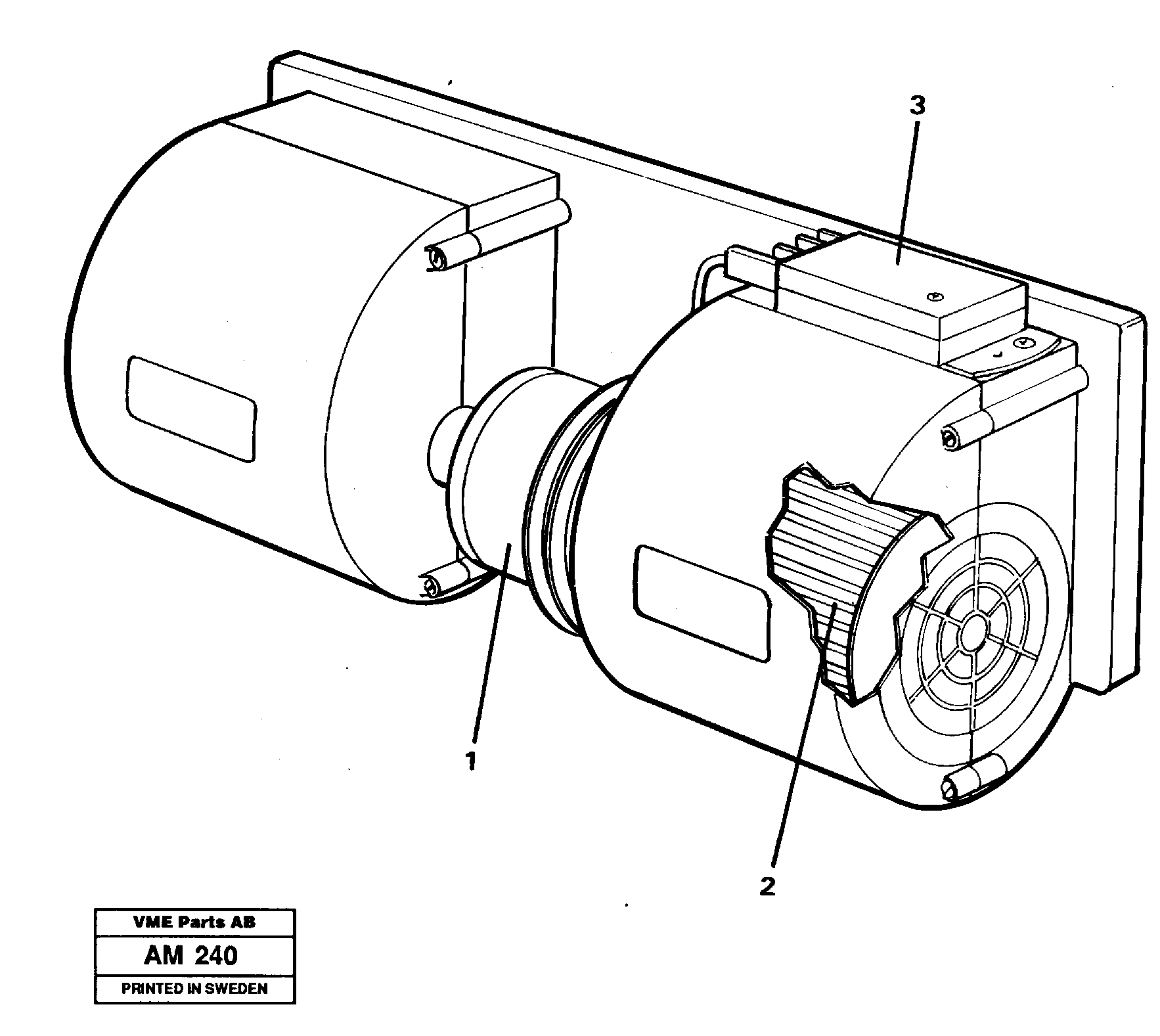 Fan — volvo parts diagram
