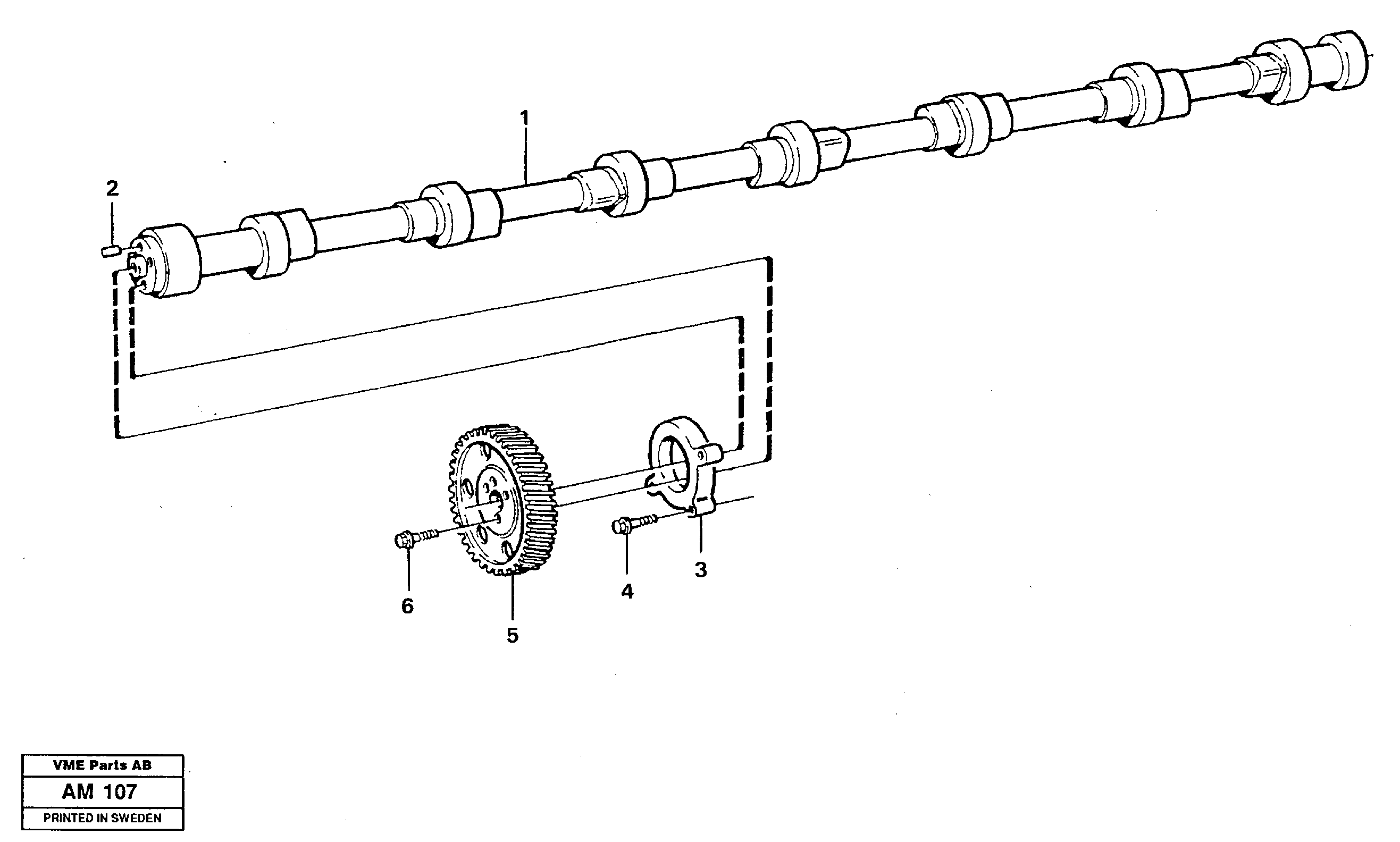 Camshaft — volvo parts diagram