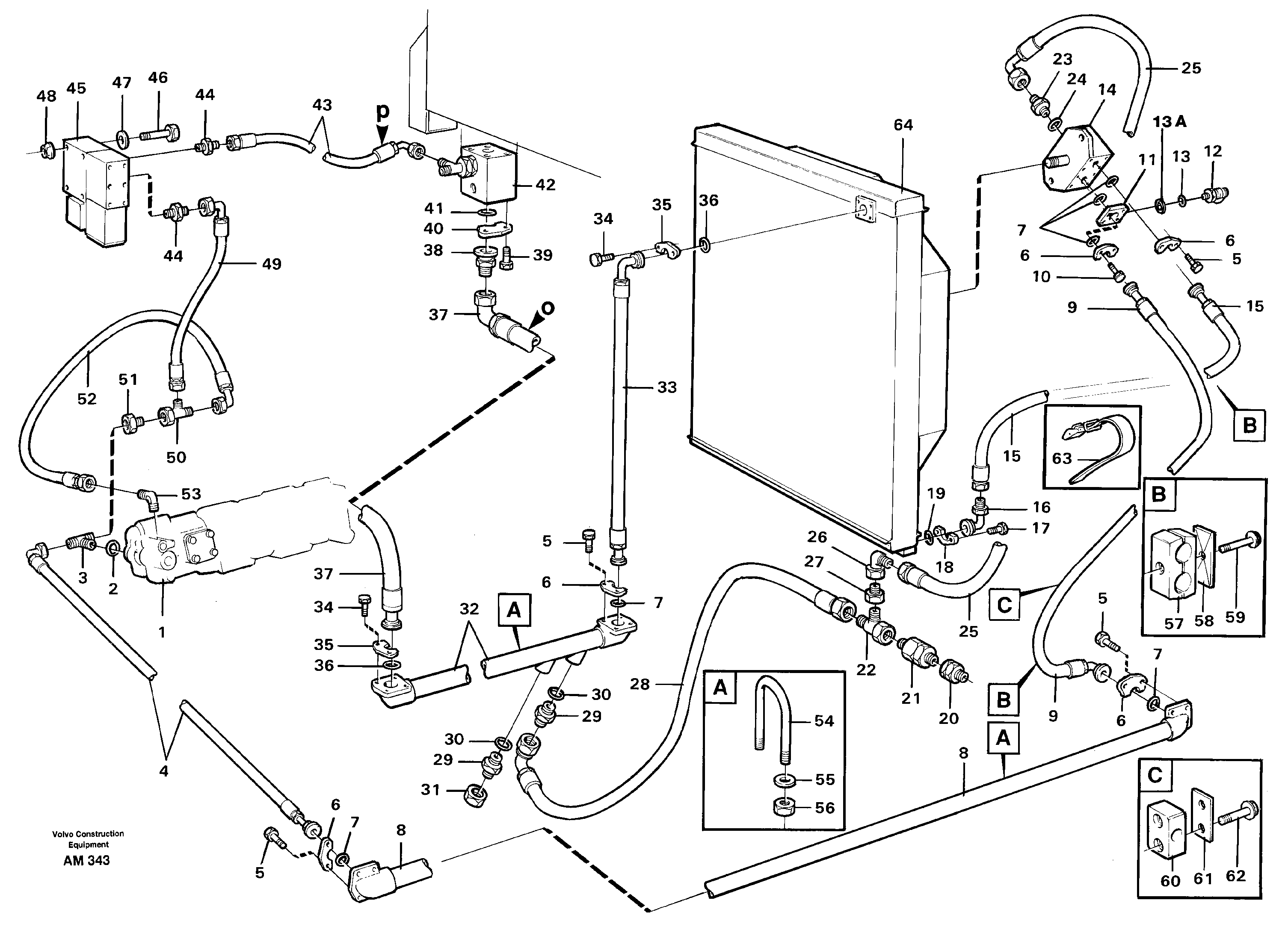 Fan drive — volvo parts diagram