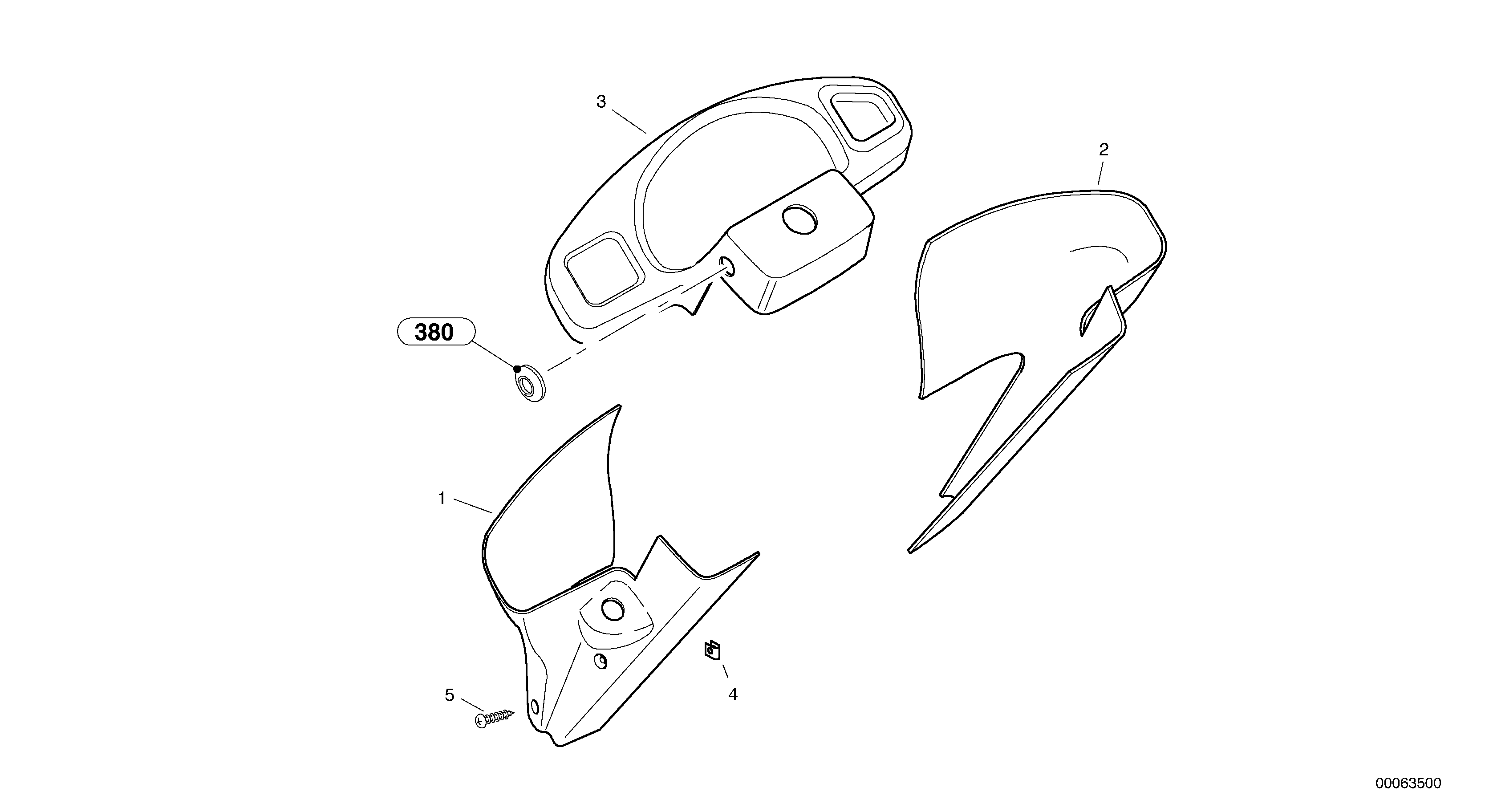 Dash board — volvo parts diagram