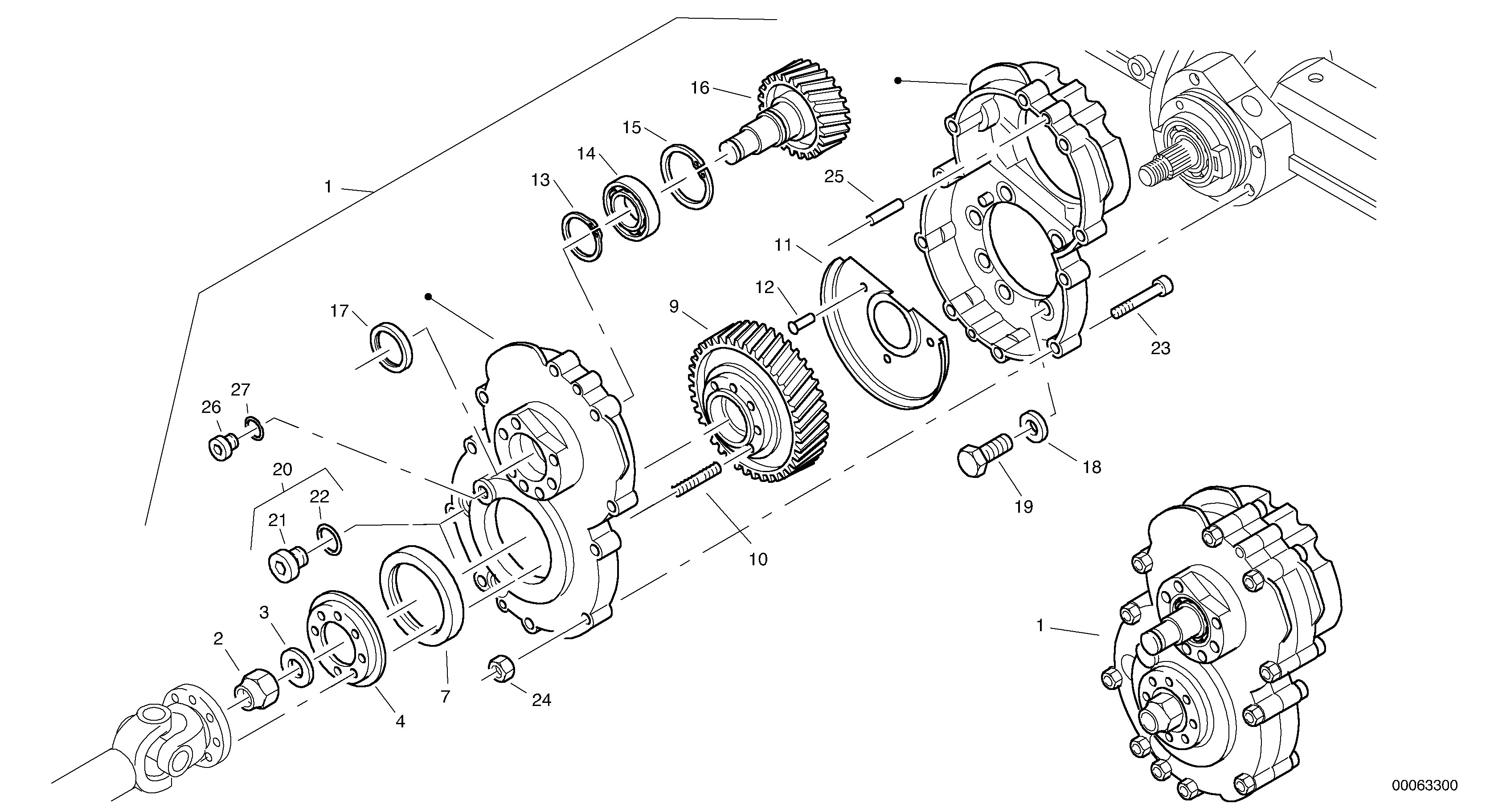 Gearbox assy — volvo parts diagram