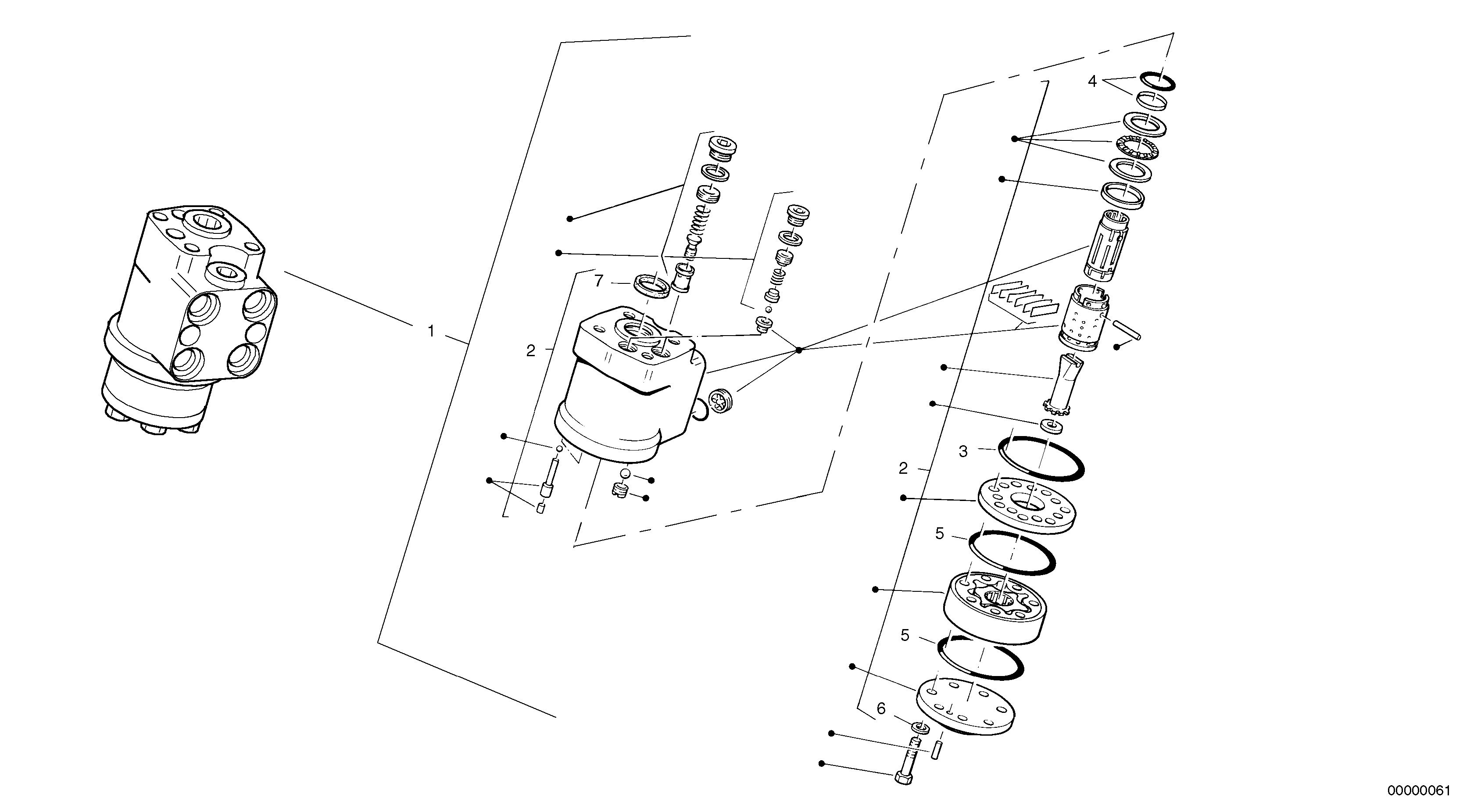 Steering valve — volvo parts diagram