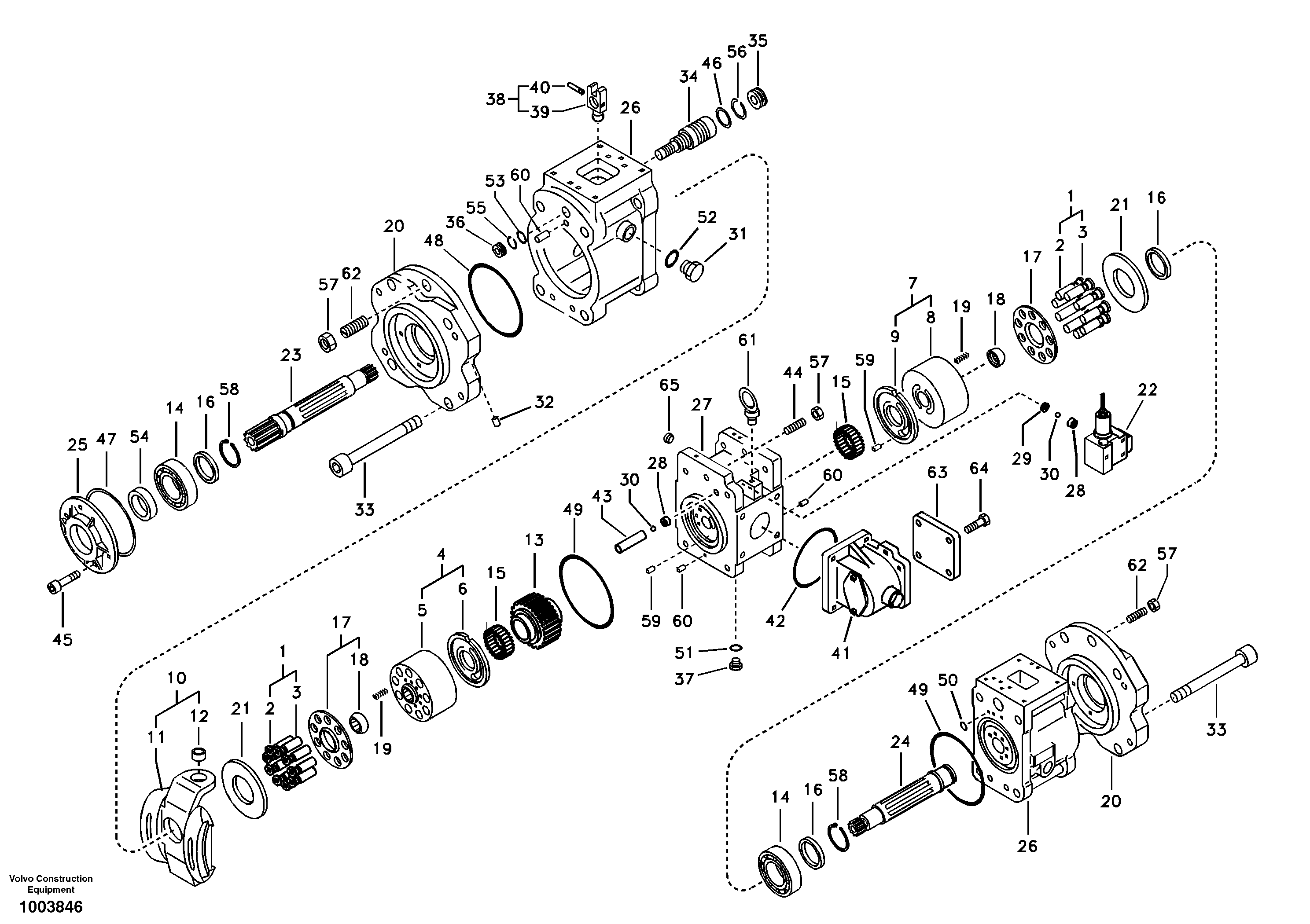 Hydraulic pump — volvo parts diagram