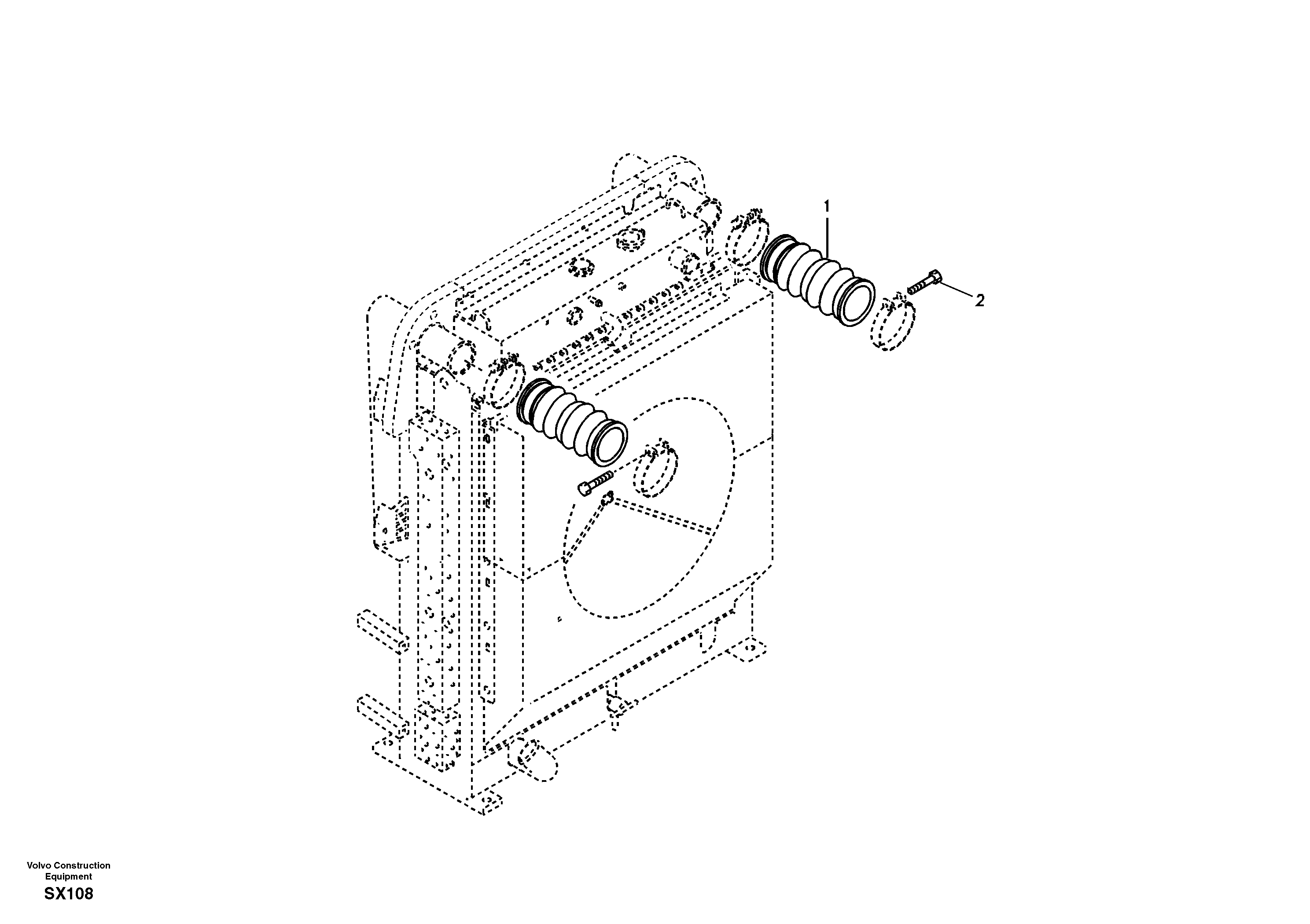 Charge air cooler, plumbing — volvo parts diagram