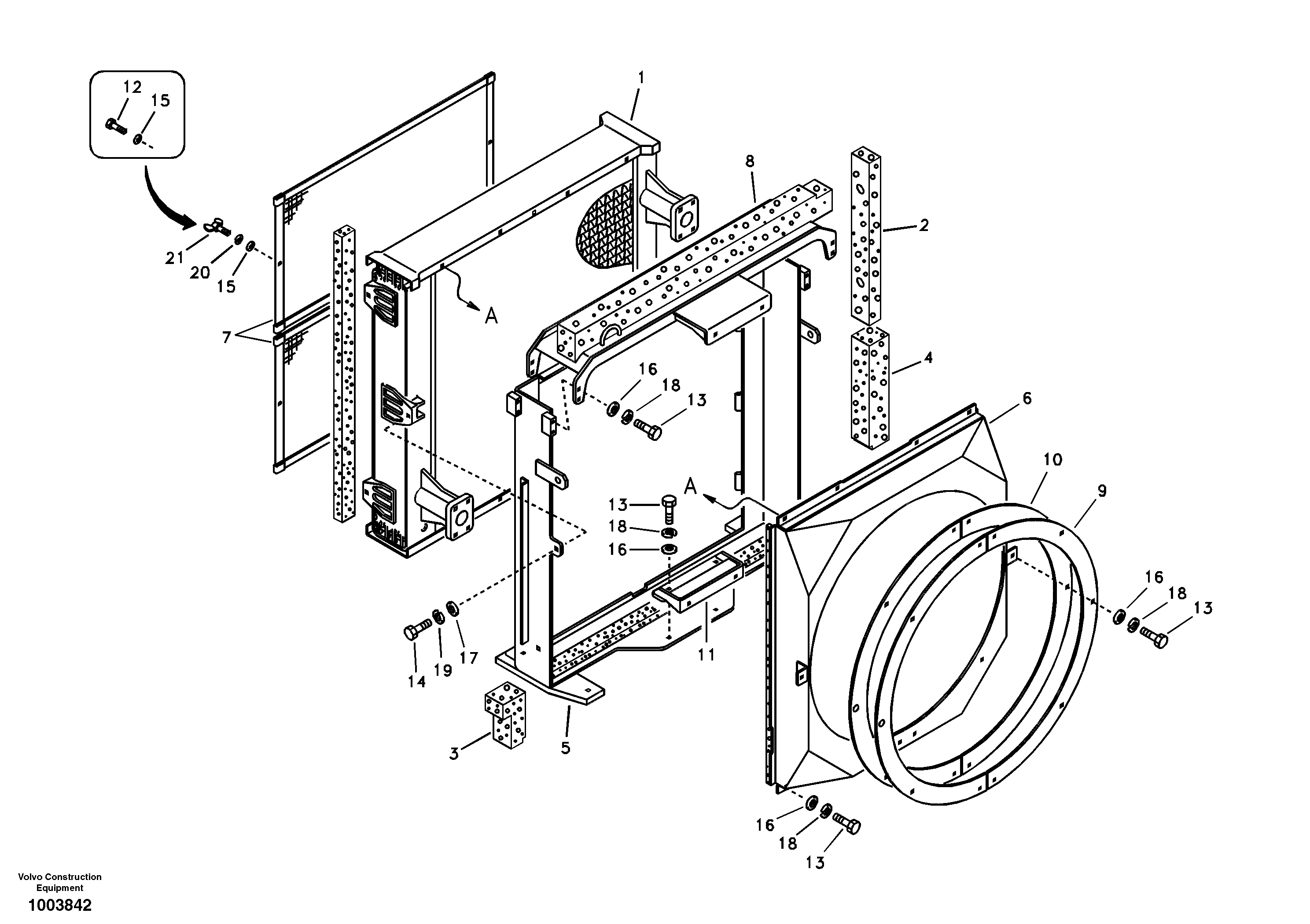 Hydraulic system, oil cooler — volvo parts diagram