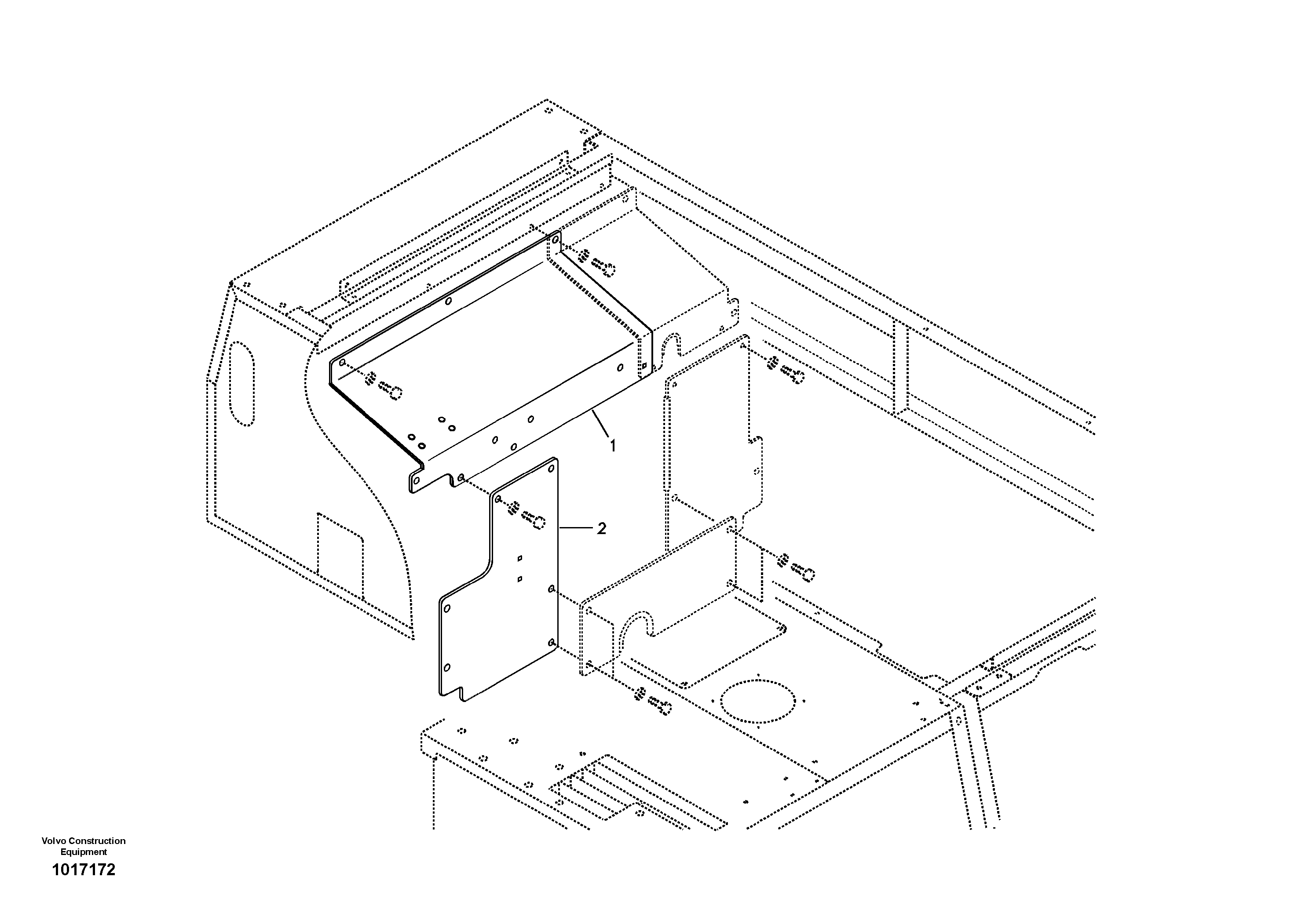 Cover, main pump — volvo parts diagram