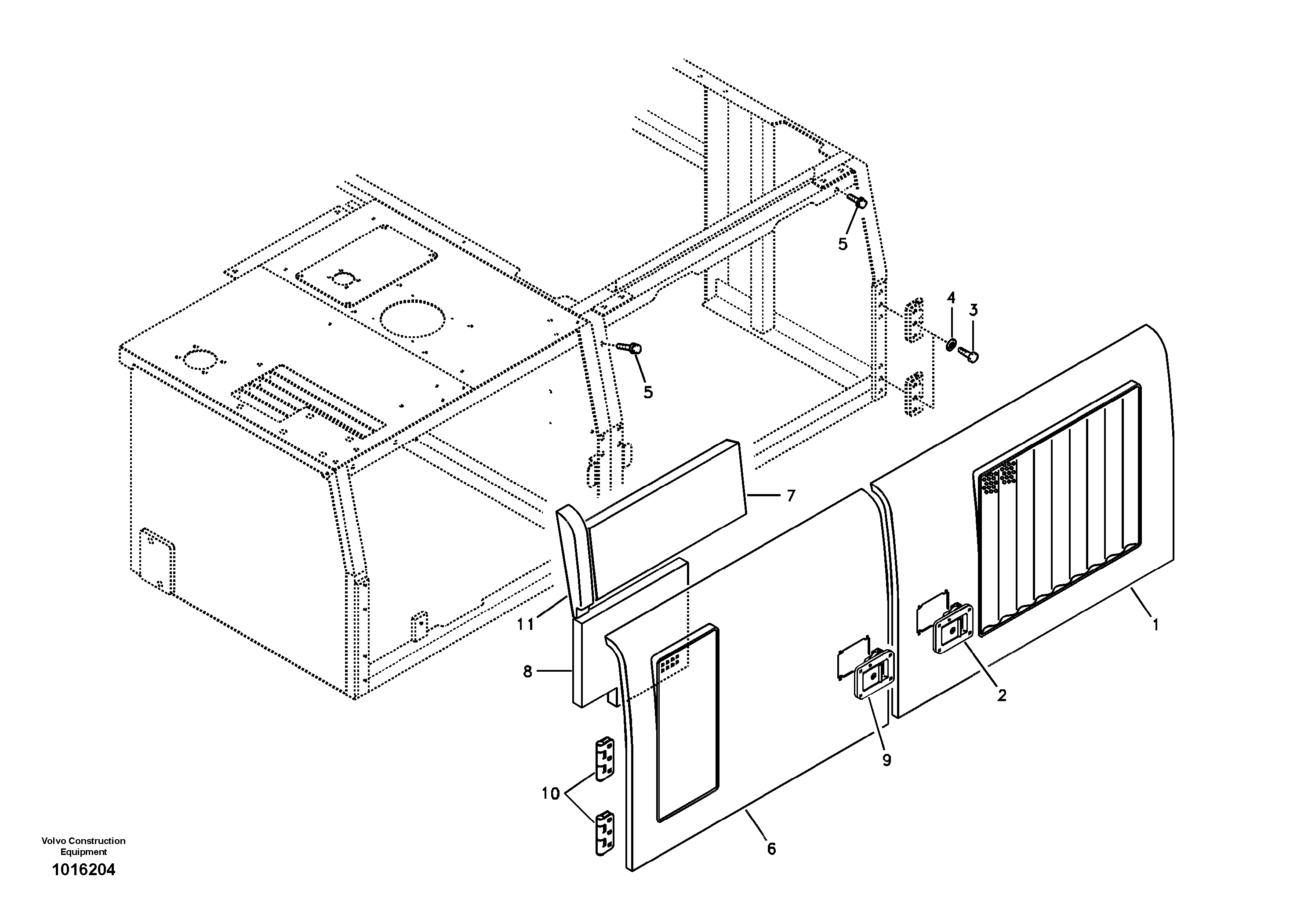 Door, side — volvo parts diagram