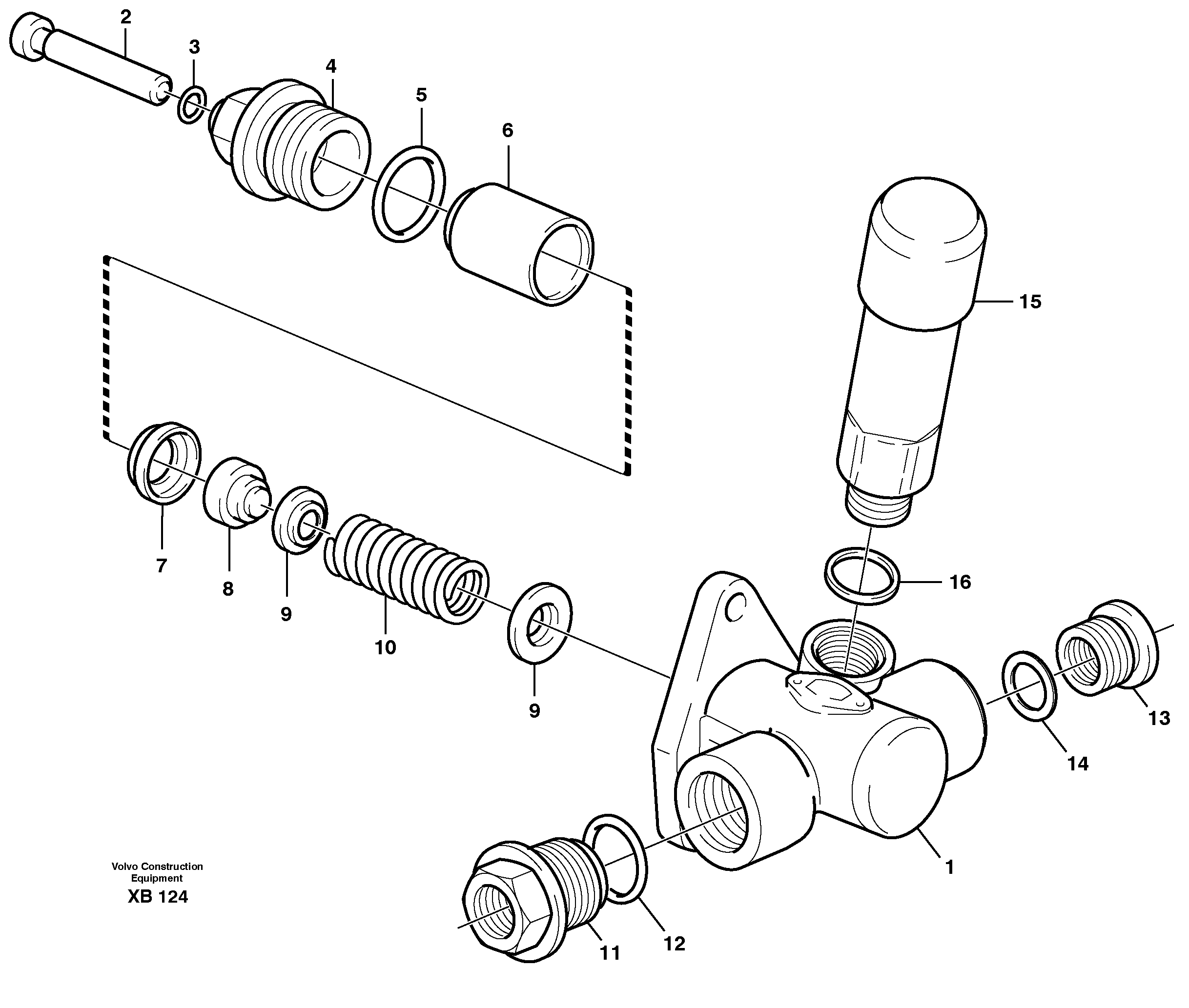 Feed pump  D10B ENGINE — volvo parts diagram